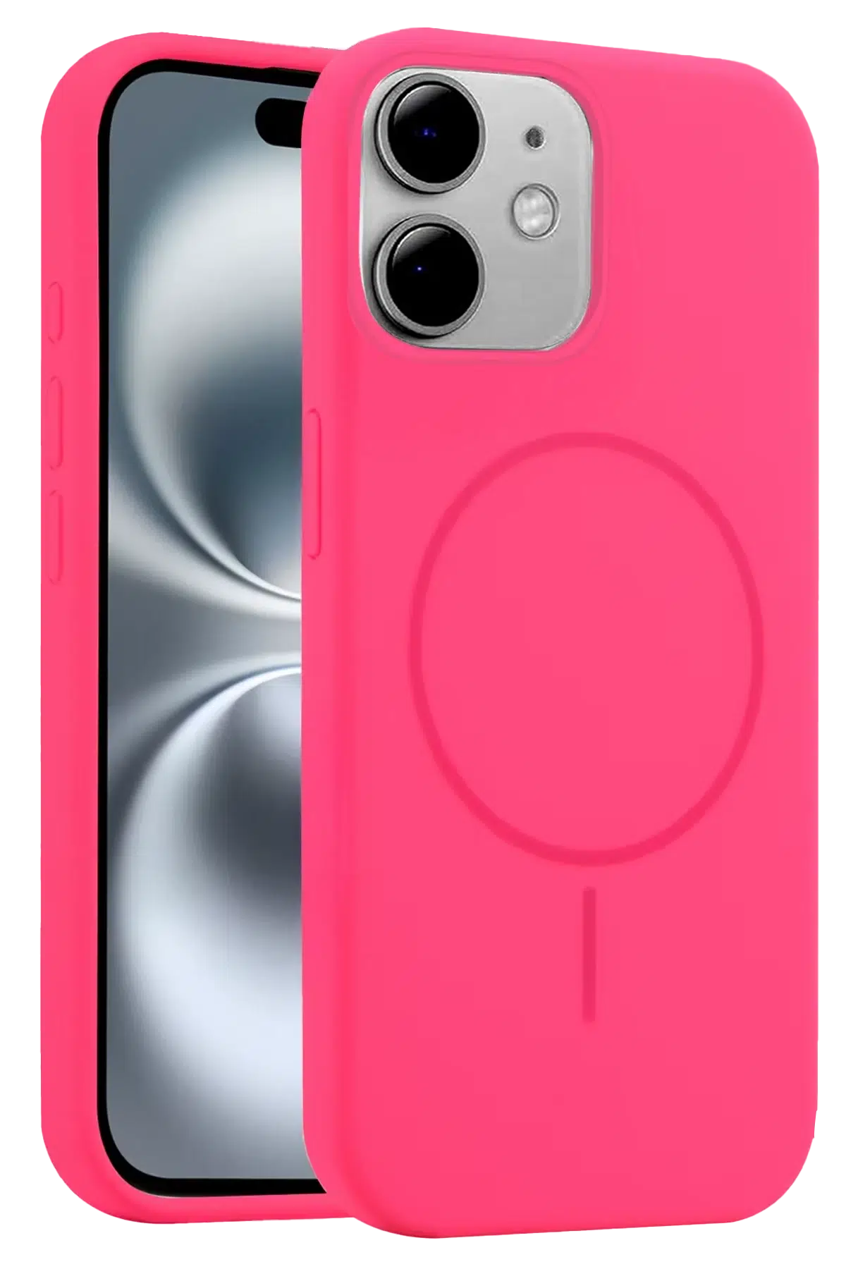 iPhone 11 Kılıf Jully Magsafe Kapak - Pembe