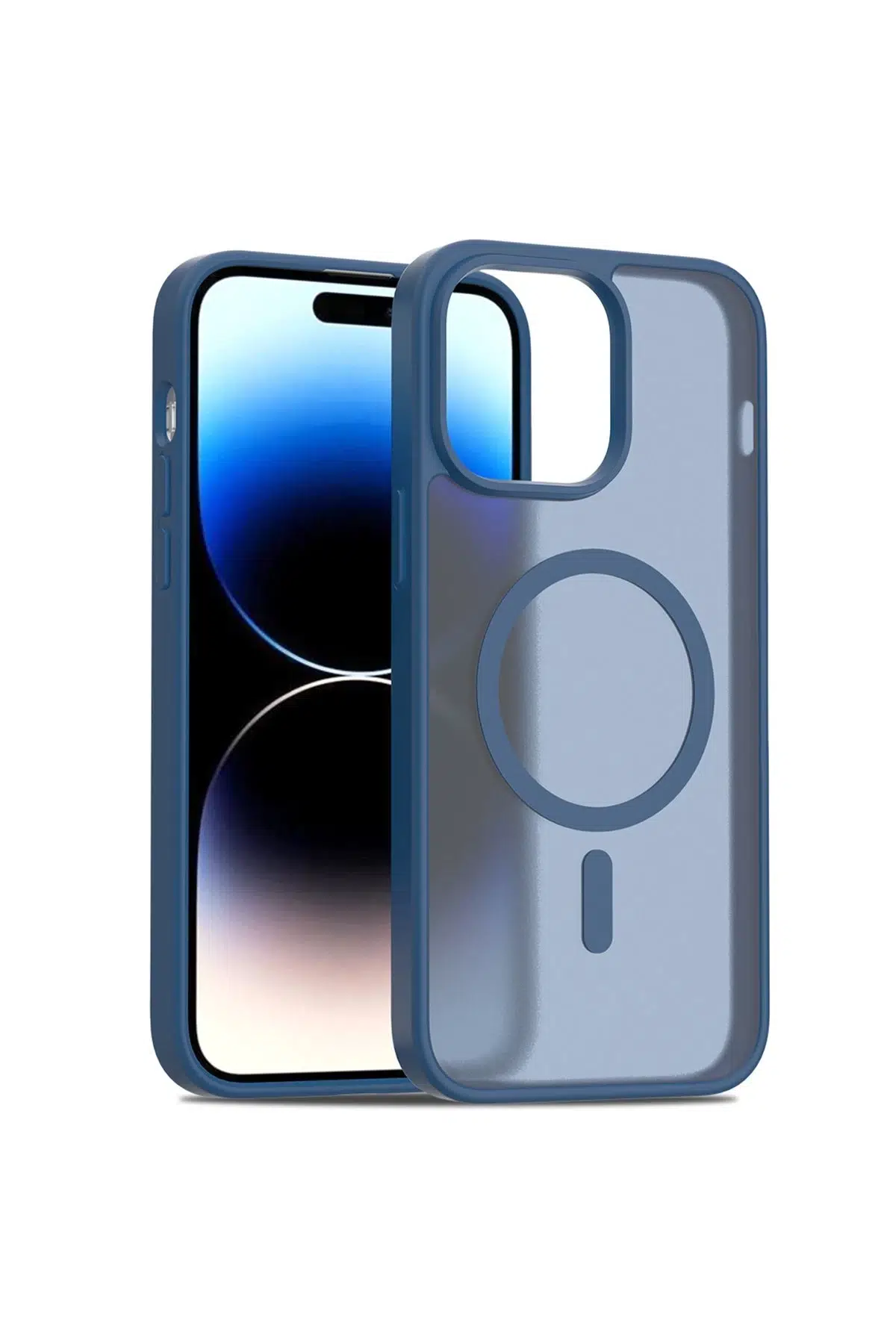 iPhone 14 Jota Magsafe Kapak - Lacivert