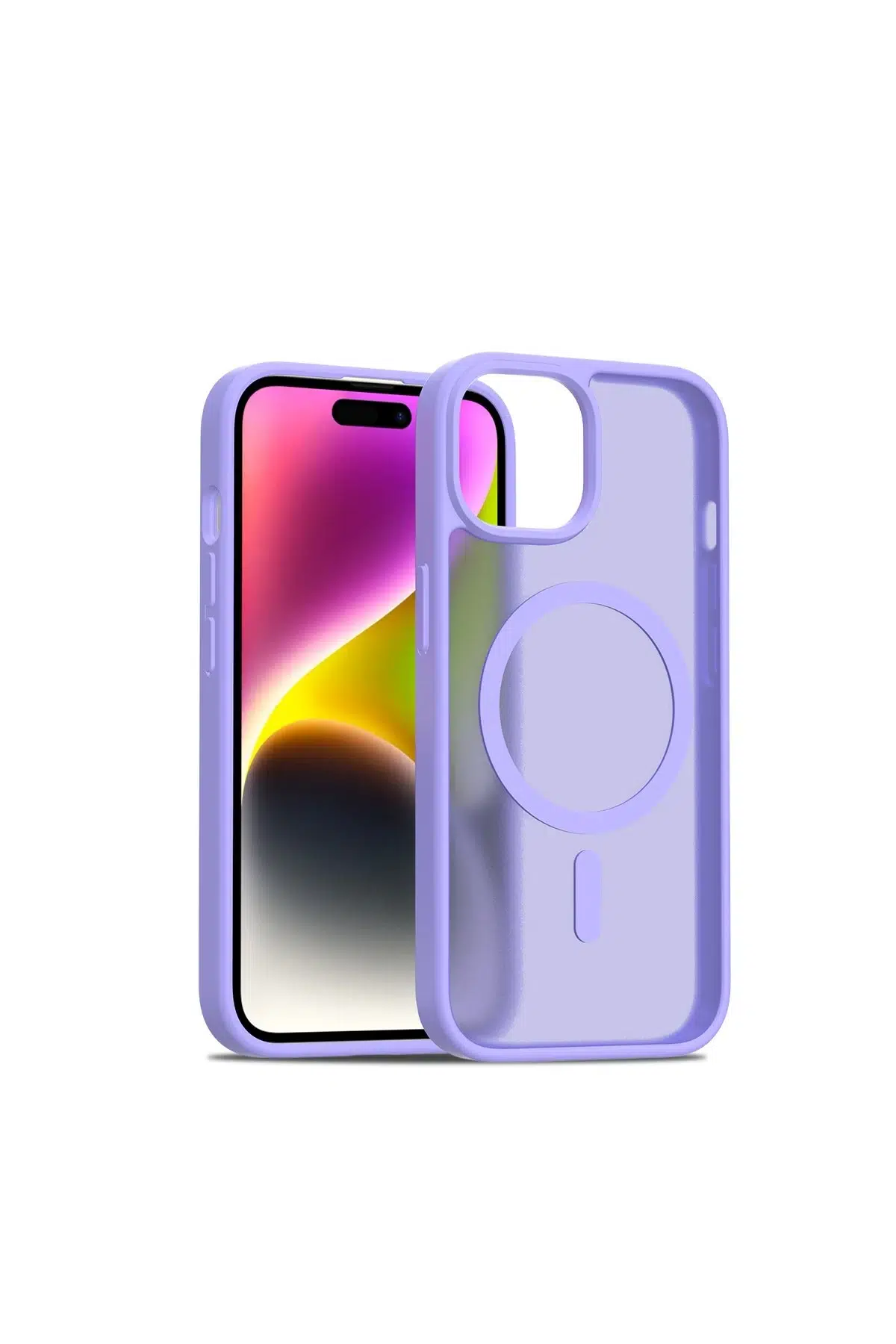 iPhone 14 Jota Magsafe Kapak - Lila