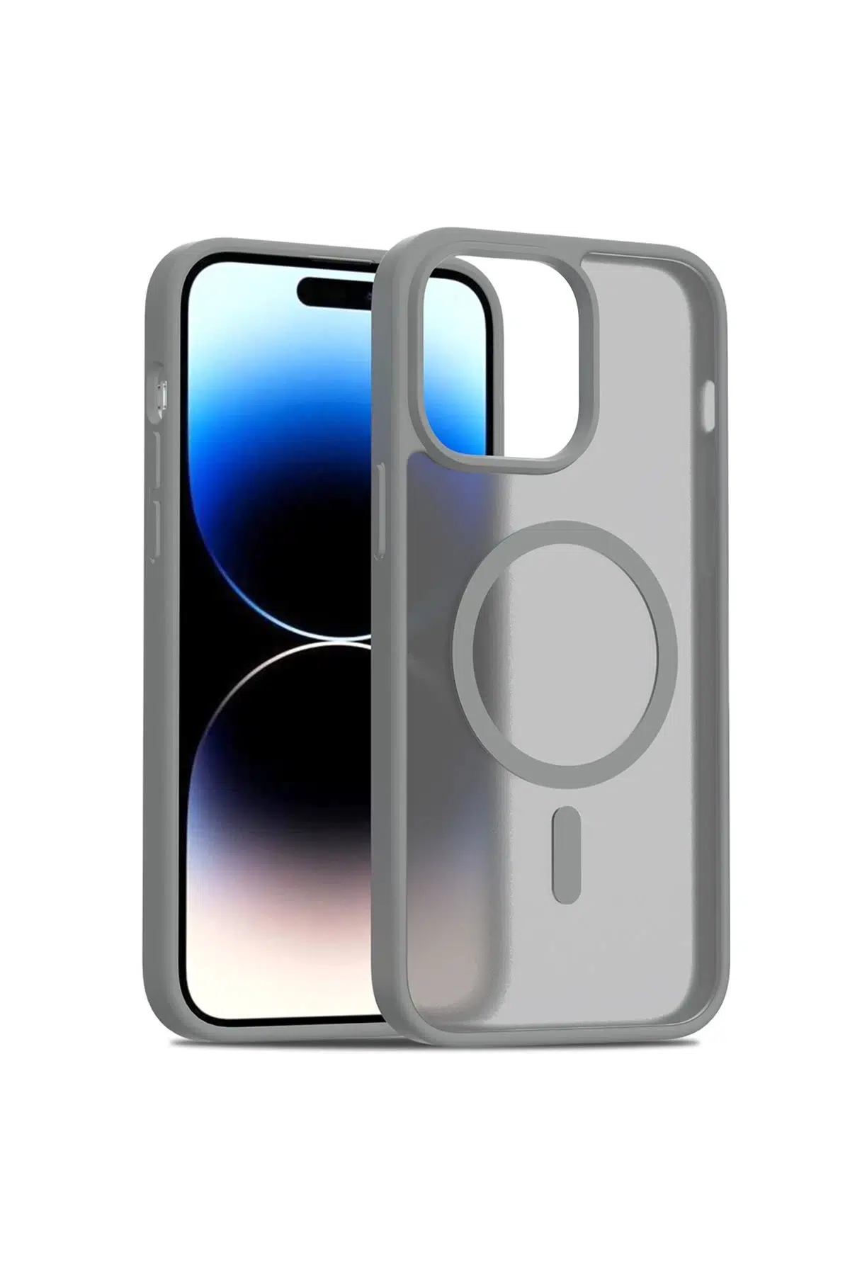 iPhone 14 Jota Magsafe Kapak - Titan Gri