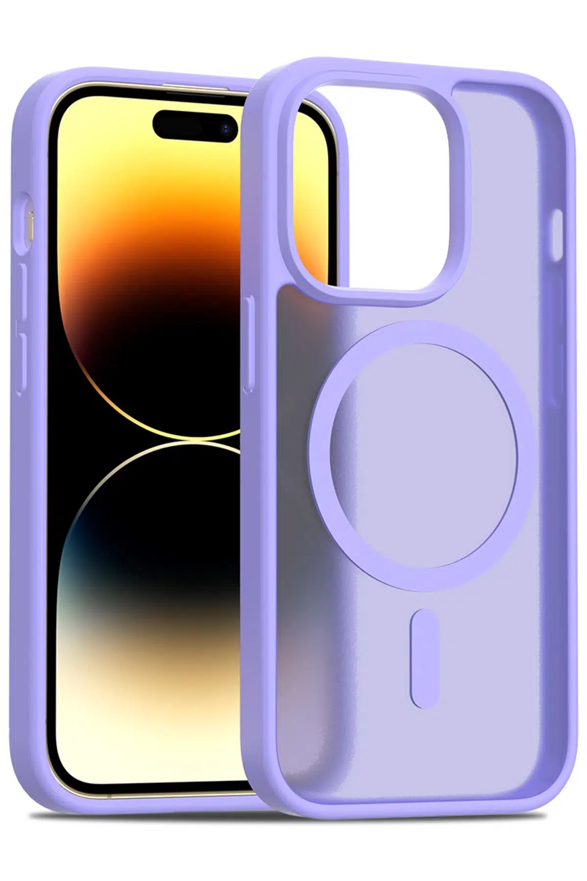 iPhone 14 Pro Jota Magsafe Kapak - Lila