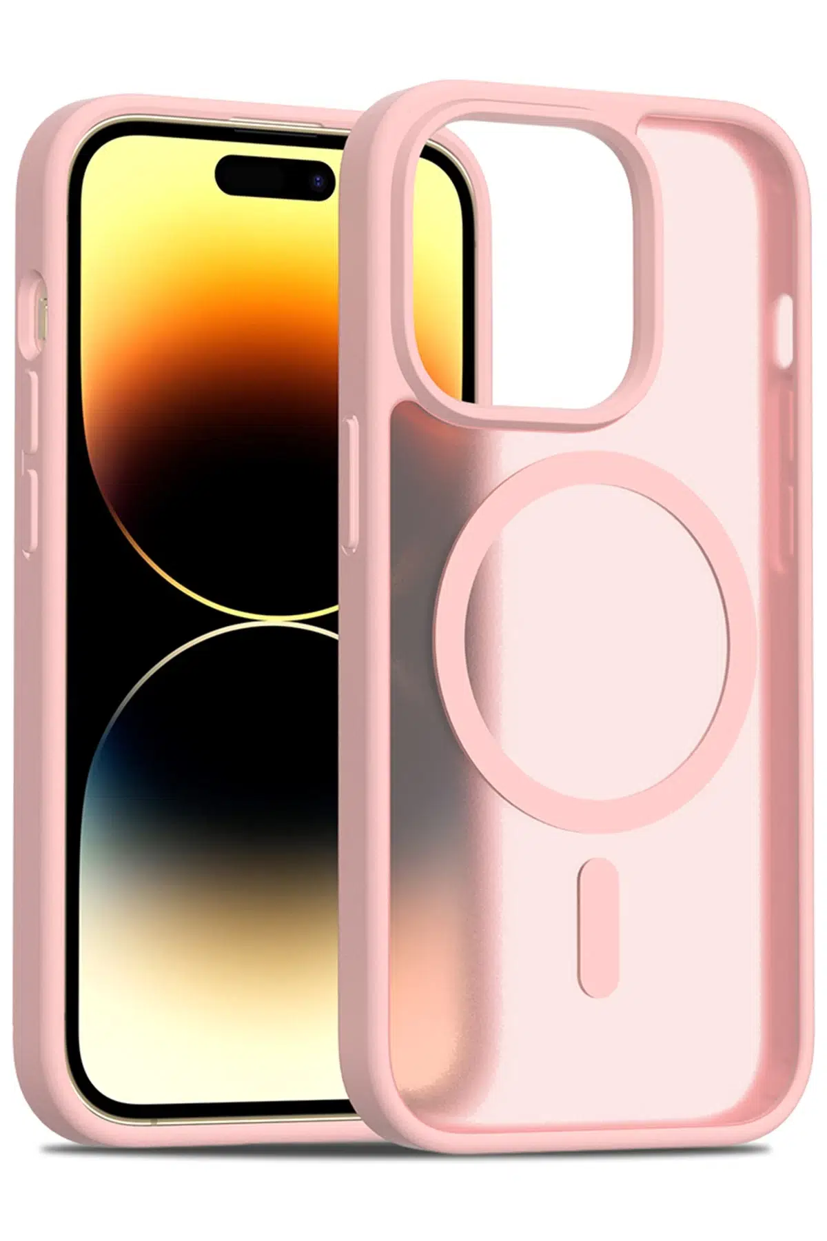 iPhone 14 Pro Jota Magsafe Kapak - Pudra