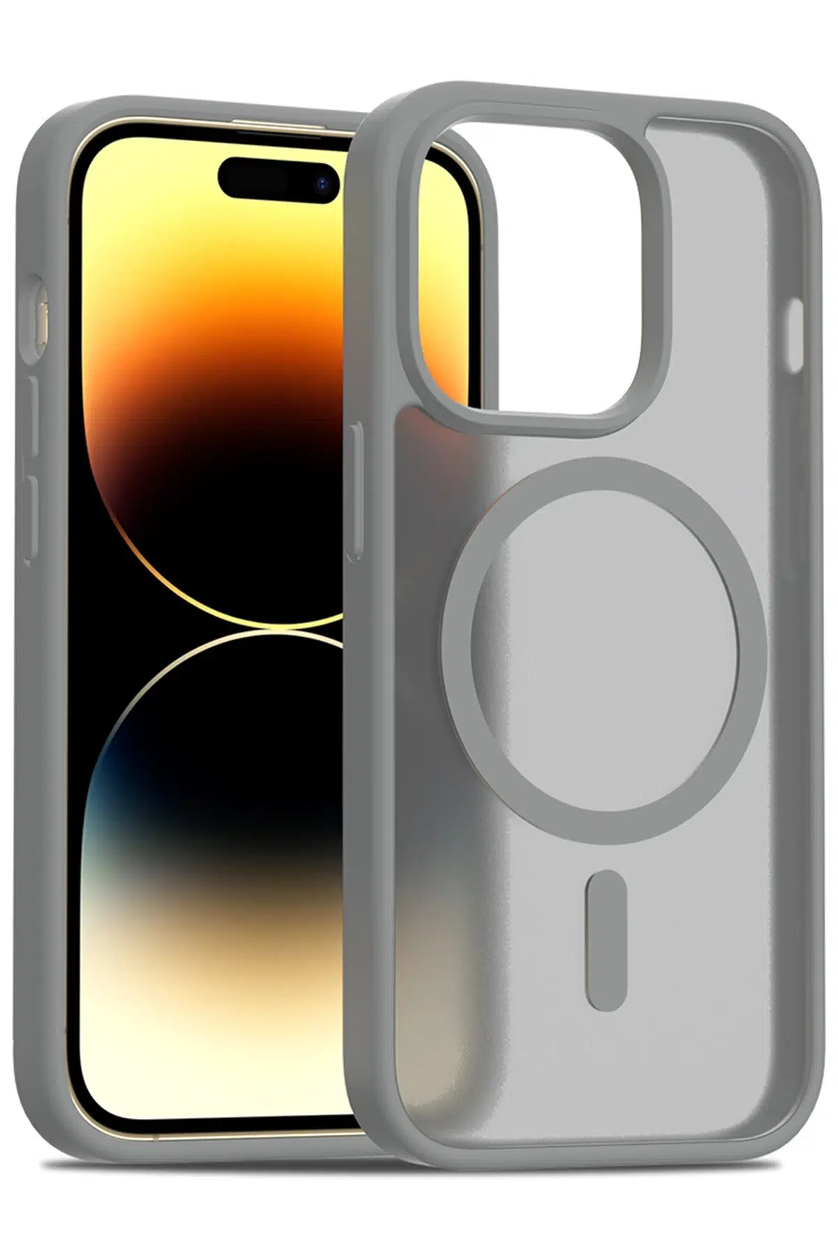 iPhone 14 Pro Jota Magsafe Kapak - Titan Gri