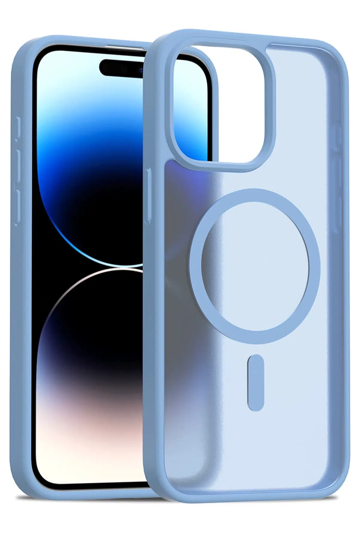 iPhone 14 Pro Max Jota Magsafe Kapak - Açık Mavi