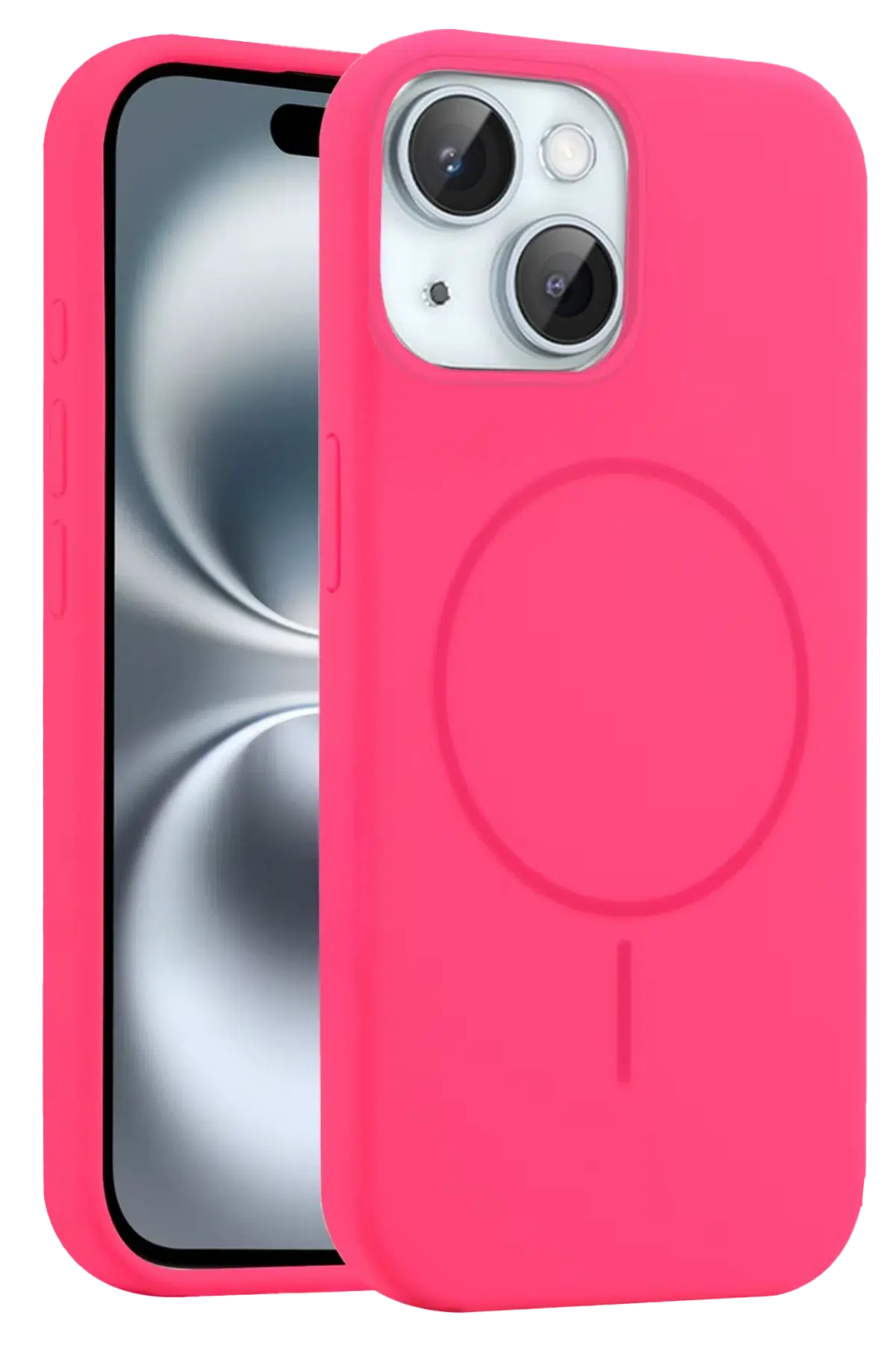 iPhone 15 Kılıf Jully Magsafe Kapak - Pembe
