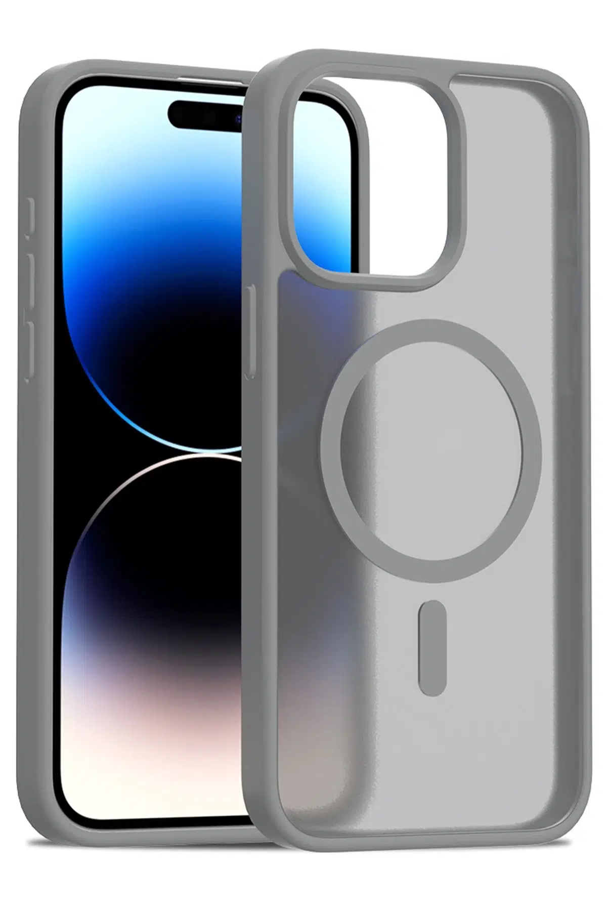 iPhone 15 Pro Max Jota Magsafe Kapak - Titan Gri