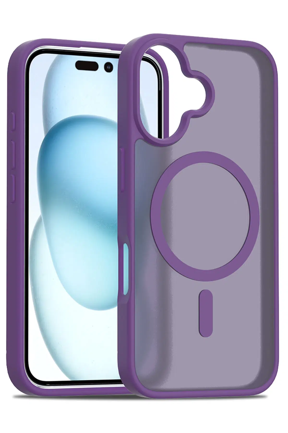 iPhone 16 Jota Magsafe Kapak - Derin Mor