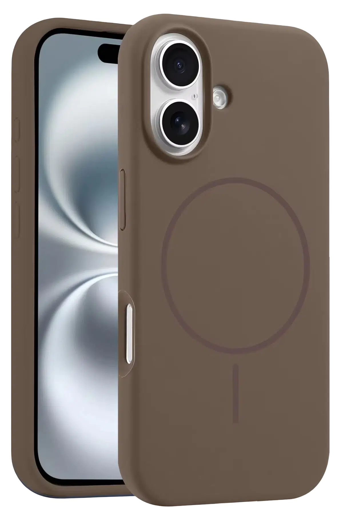 iPhone 16 Plus Kılıf Jully Magsafe Kapak - Kahverengi