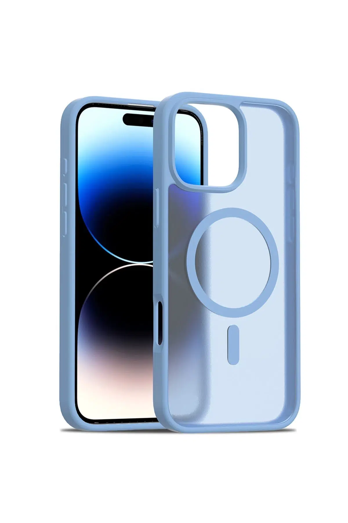 iPhone 16 Pro Max Jota Magsafe Kapak - Açık Mavi