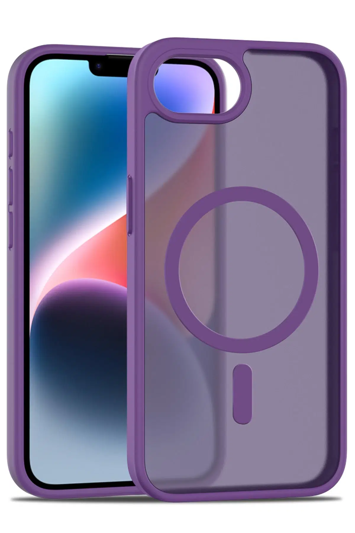 iPhone 16E Jota Magsafe Kapak - Derin Mor