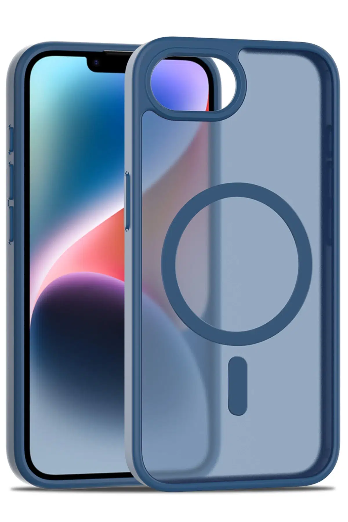 iPhone 16E Jota Magsafe Kapak - Lacivert