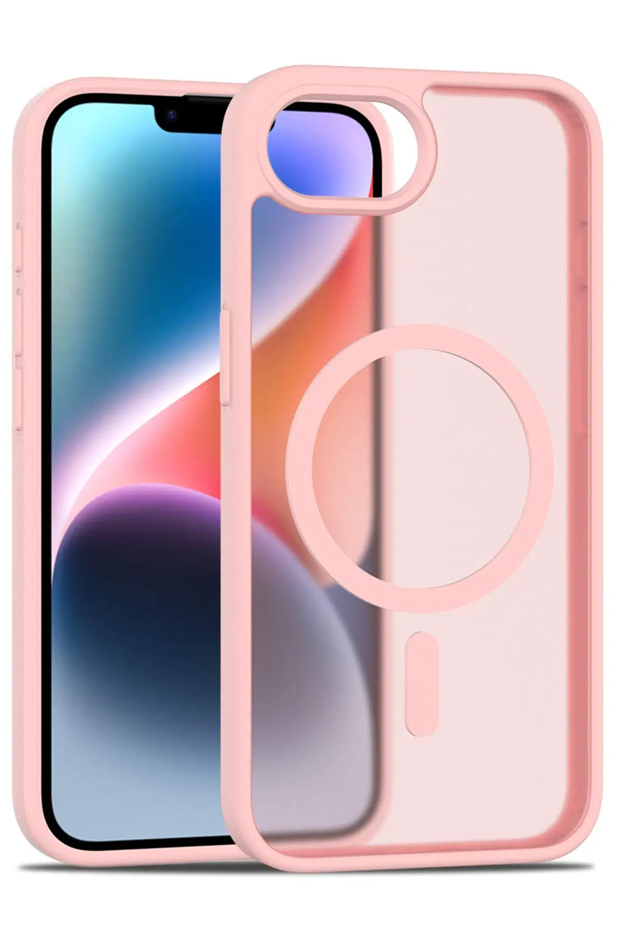 iPhone 16E Jota Magsafe Kapak - Pudra