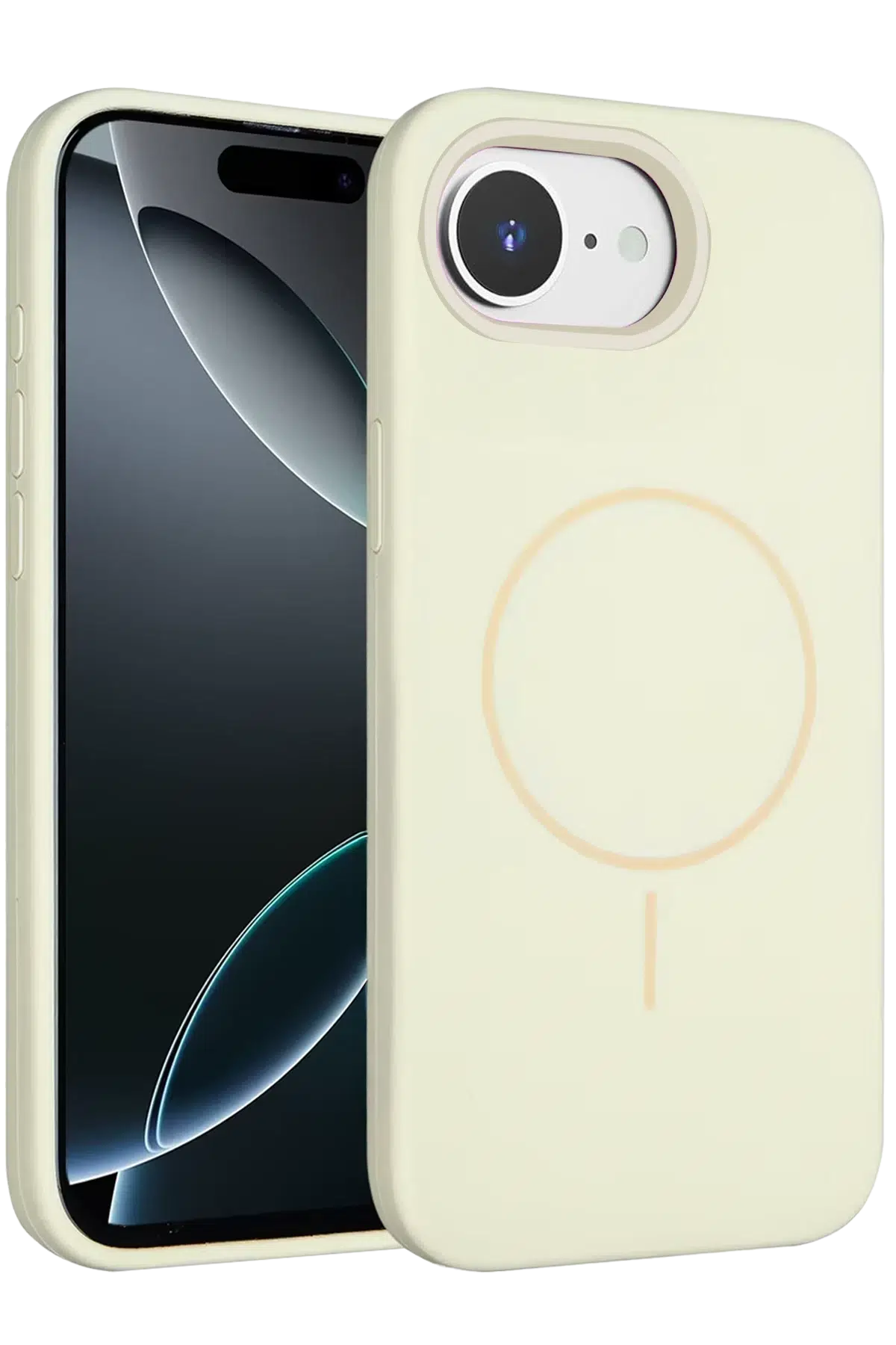 iPhone 16E Kılıf Jully Magsafe Kapak - Bej