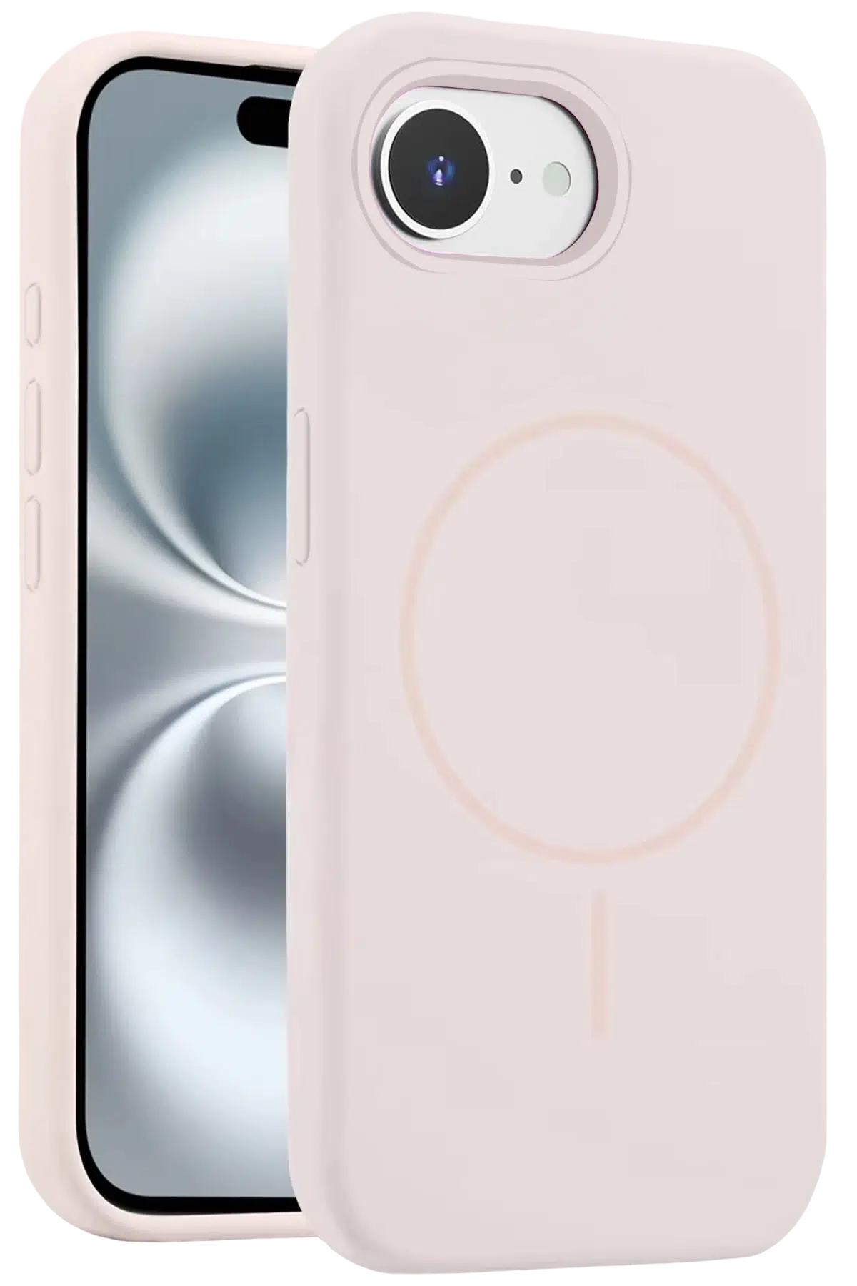 iPhone 16E Kılıf Jully Magsafe Kapak - Pudra
