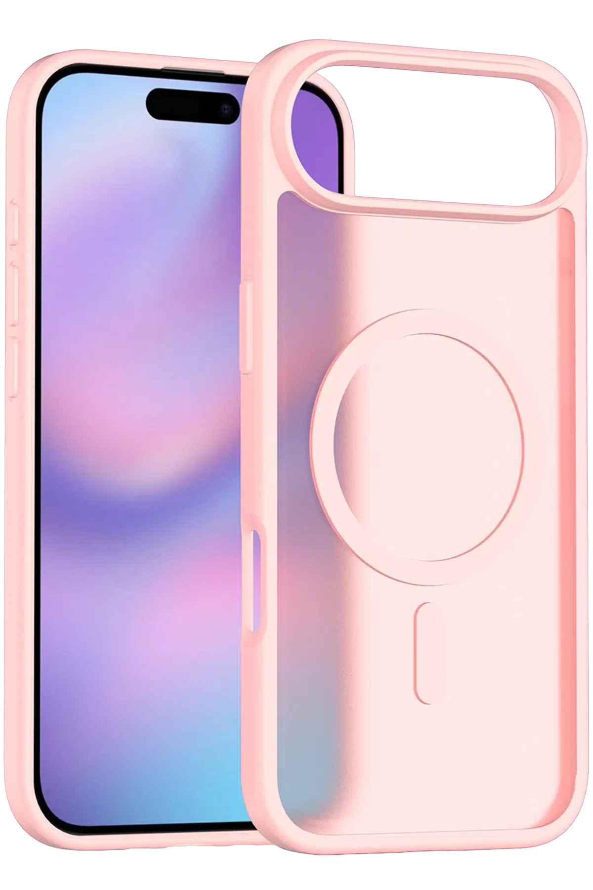 Fuchsia Apple iPhone 17 Air Jota Magsafe Kapak - Pudra