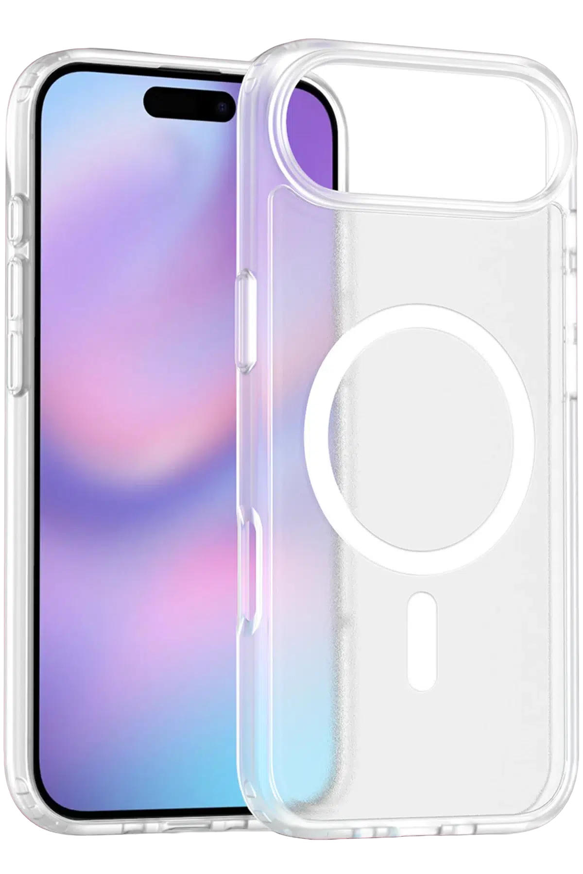 Fuchsia Apple iPhone 17 Air Jota Magsafe Kapak - Şeffaf