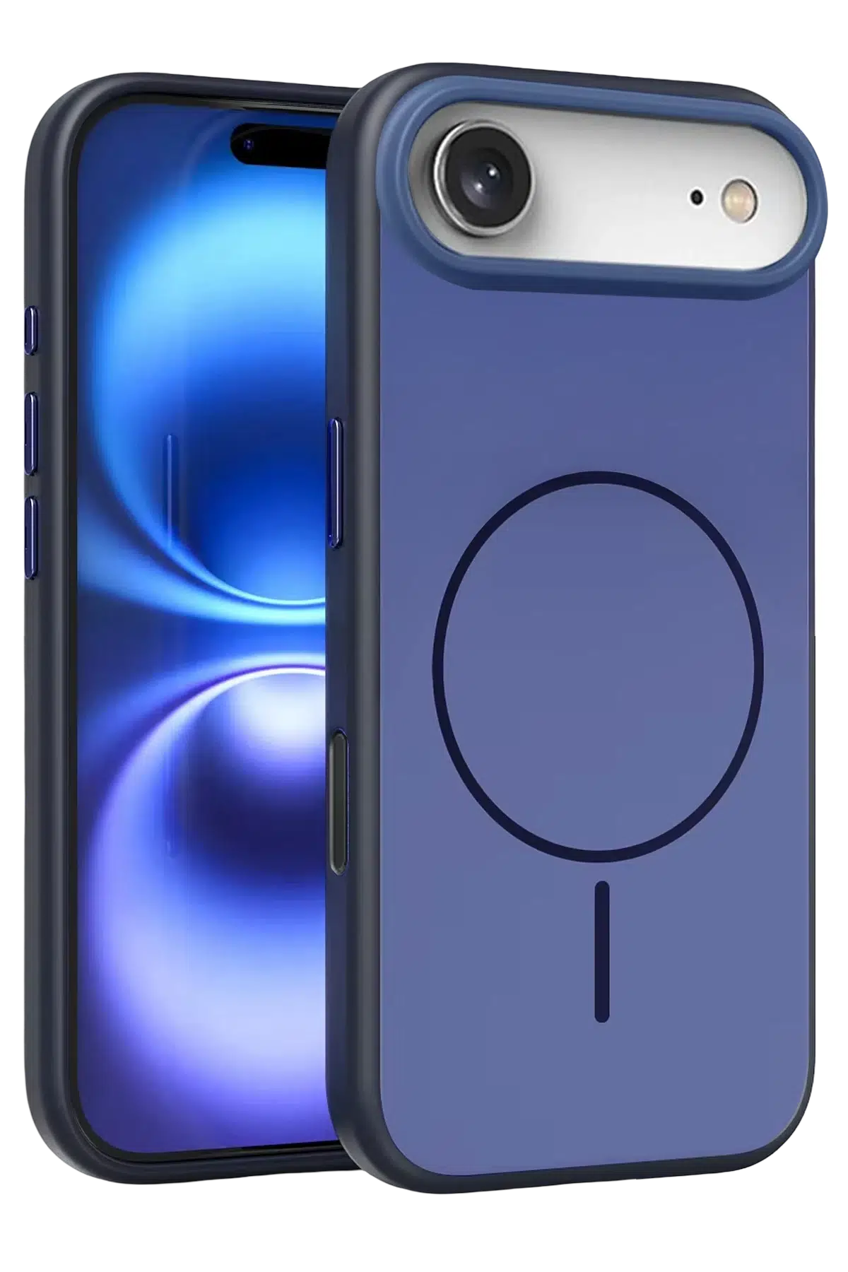 Fuchsia Apple iPhone 17 Air Neva Magsafe Kapak - Lacivert