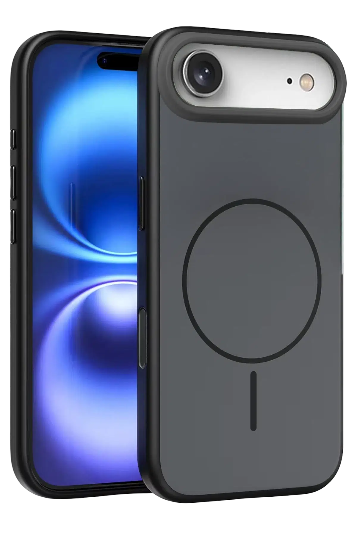 Fuchsia Apple iPhone 17 Air Neva Magsafe Kapak - Siyah