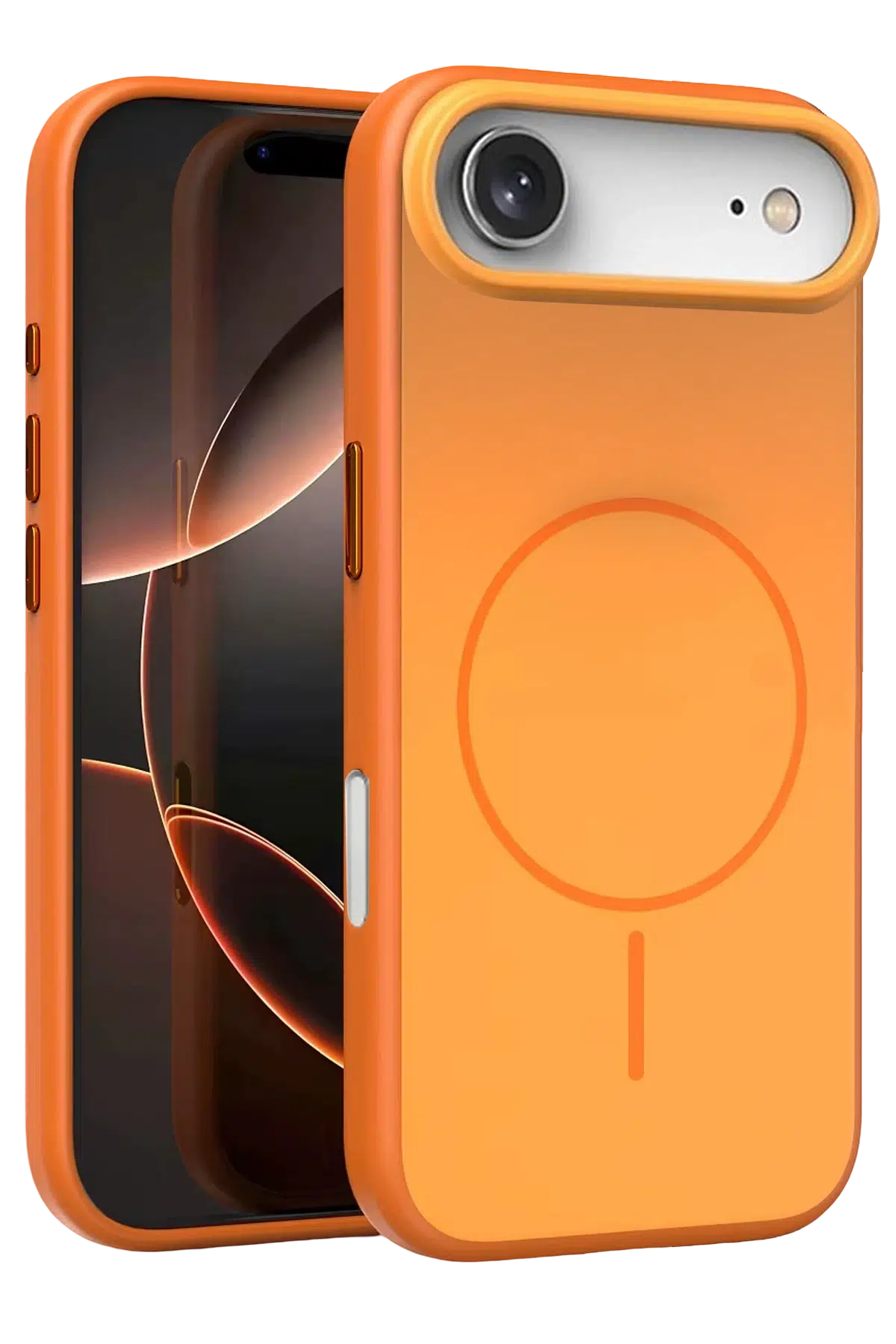 Fuchsia Apple iPhone 17 Air Neva Magsafe Kapak - Turuncu