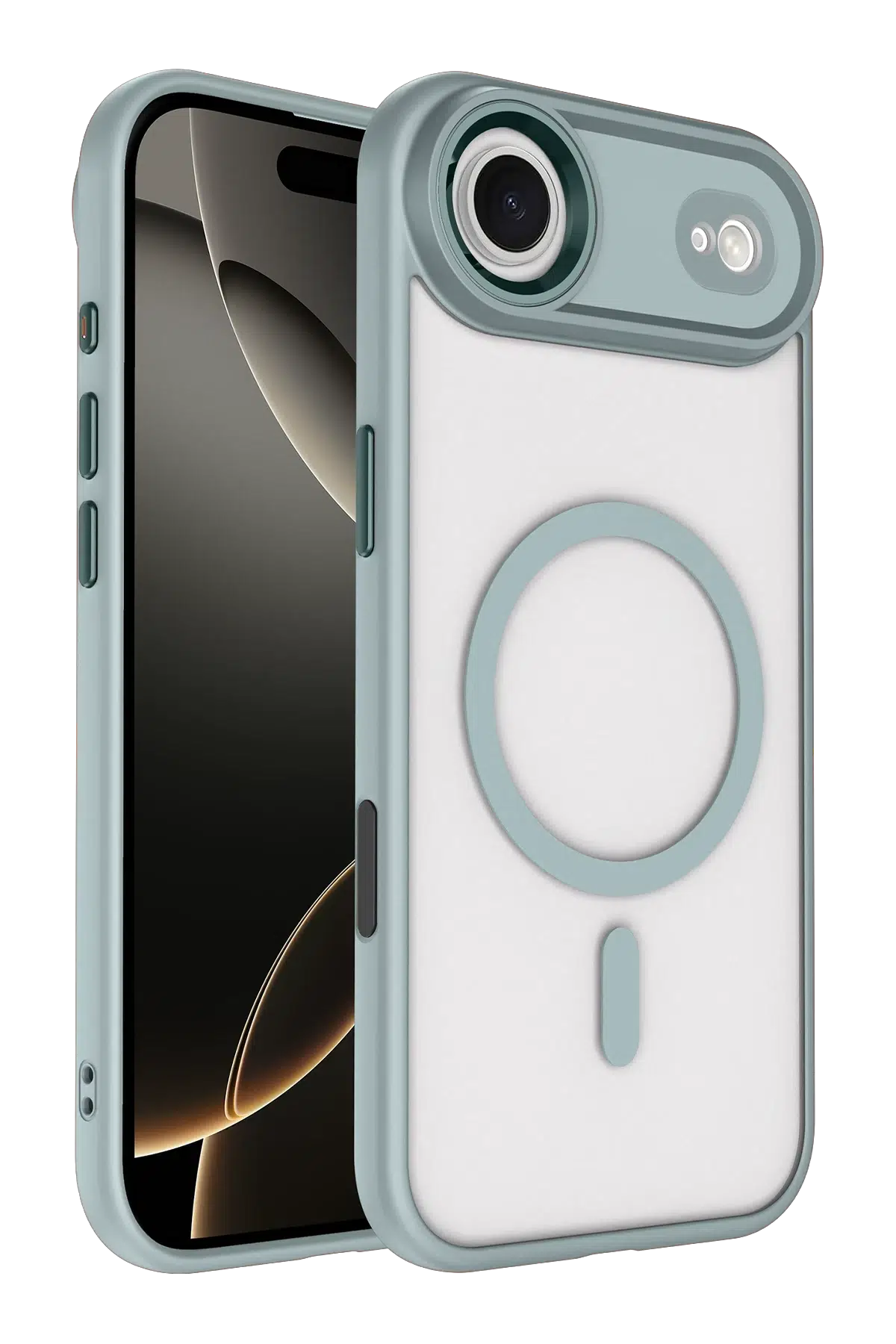 Apple iPhone 17 Air Terea Magsafe Kapak - Gri