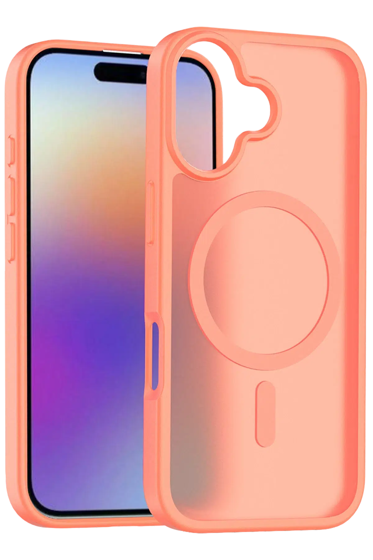 Fuchsia Apple iPhone 17 Jota Magsafe Kapak - Turuncu