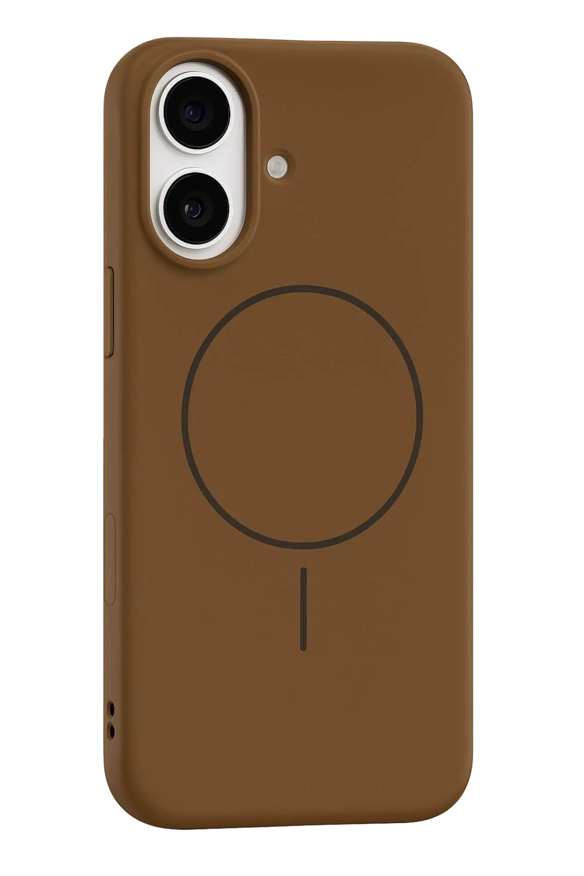 Fuchsia Apple iPhone 17 Jully Magsafe Kapak - Kahverengi