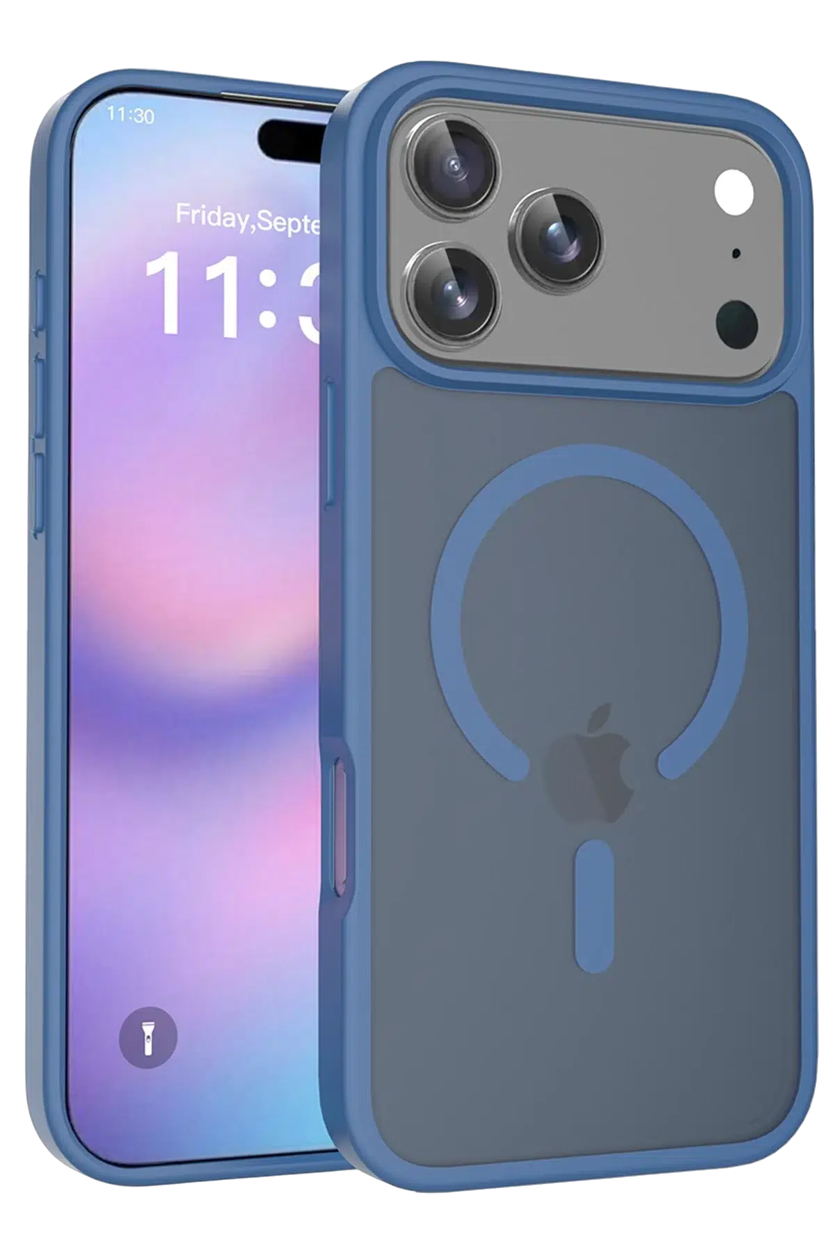 Fuchsia Apple iPhone 17 Pro Jota Magsafe Kapak - Lacivert