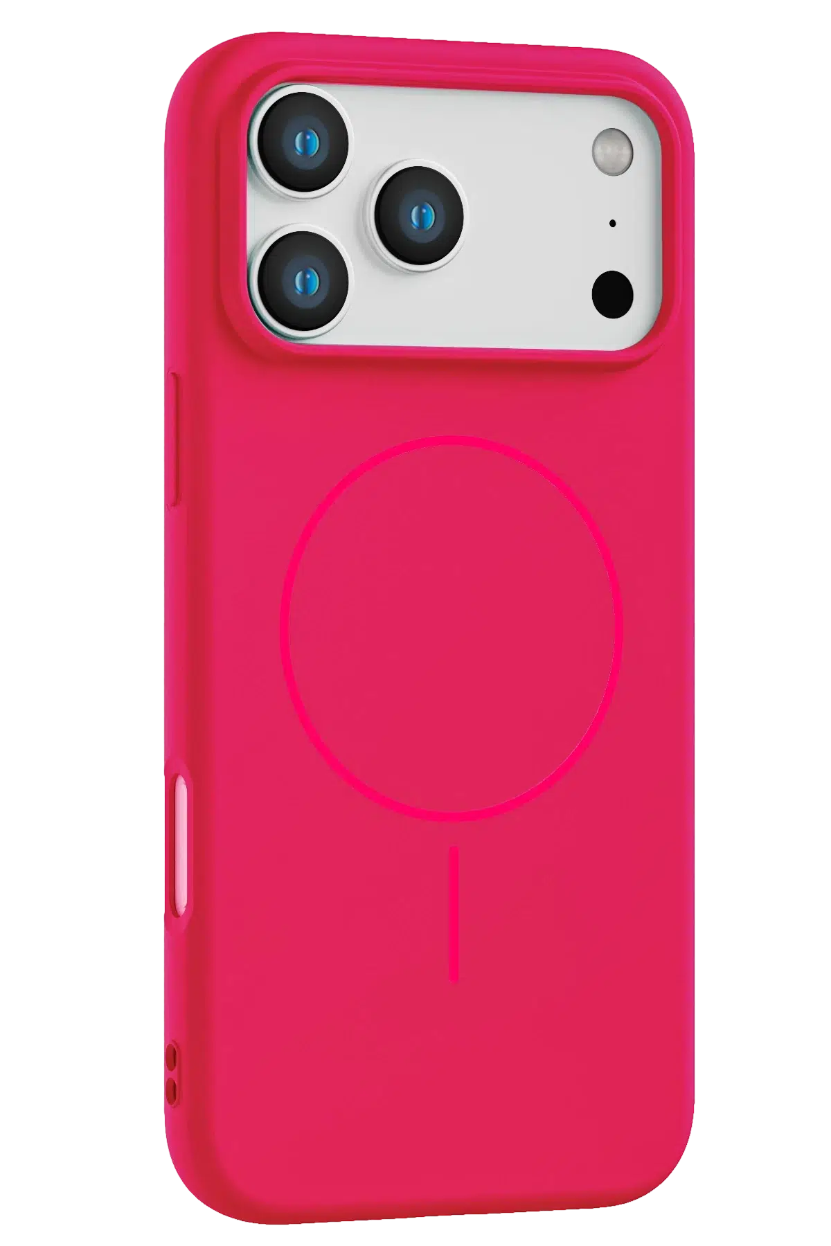 Fuchsia Apple iPhone 17 Pro Max Jully Magsafe Kapak - Pembe