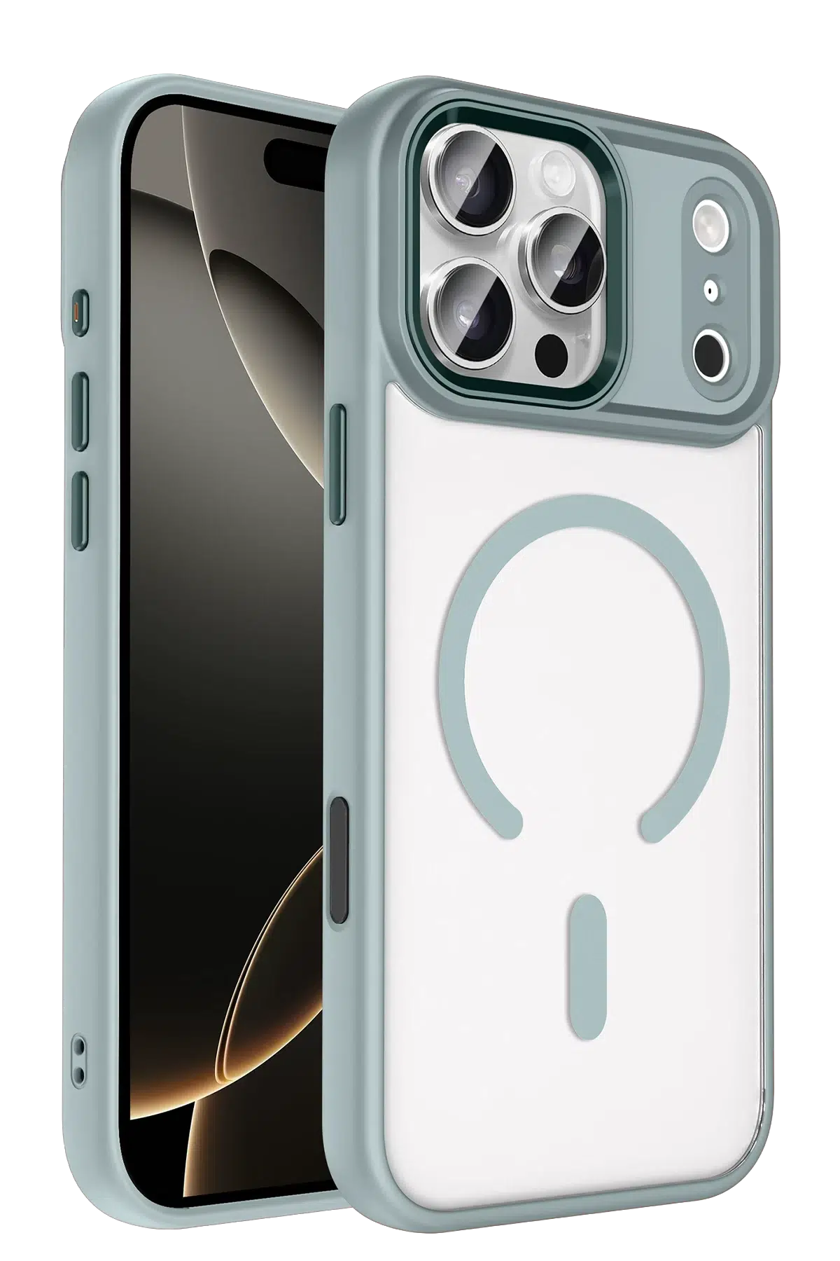 Apple iPhone 17 Pro Max Terea Magsafe Kapak - Gri