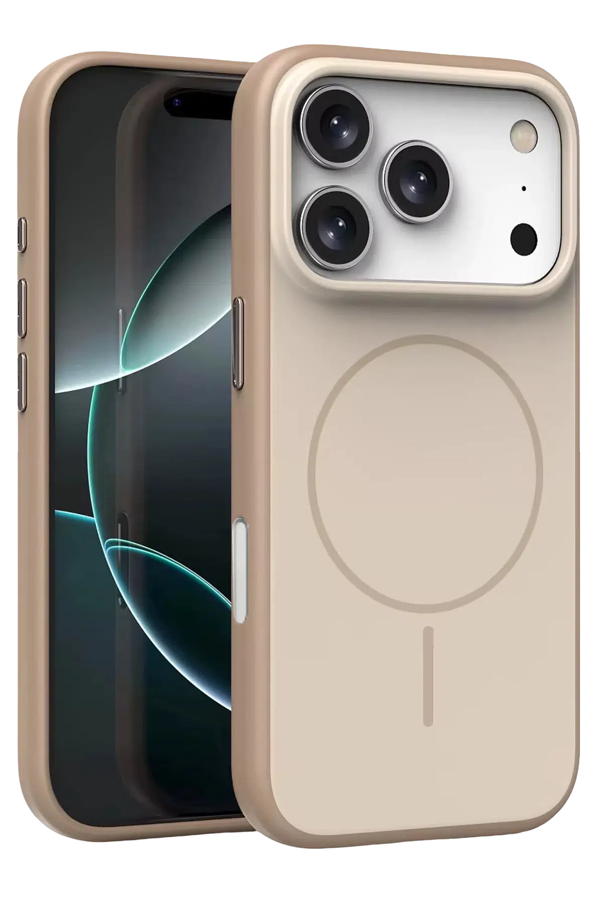 Fuchsia Apple iPhone 17 Pro Neva Magsafe Kapak - Gold