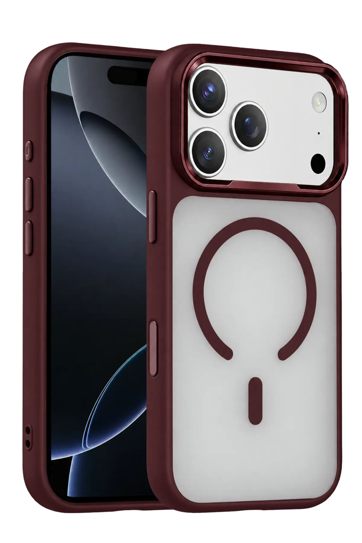 Joko Apple iPhone 18 Pro/17 Pro Prime Magsafe Kapak - Bordo