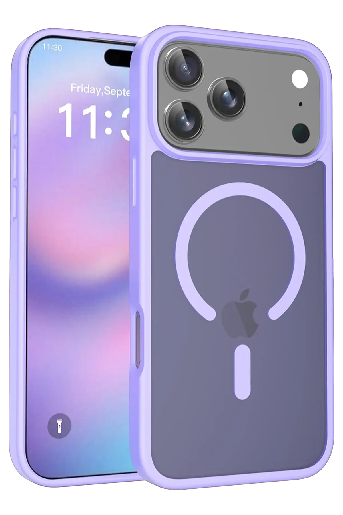 Fuchsia Apple ile Uyumlu iPhone 18 Pro Jota MagneticSave Kapak - Lila