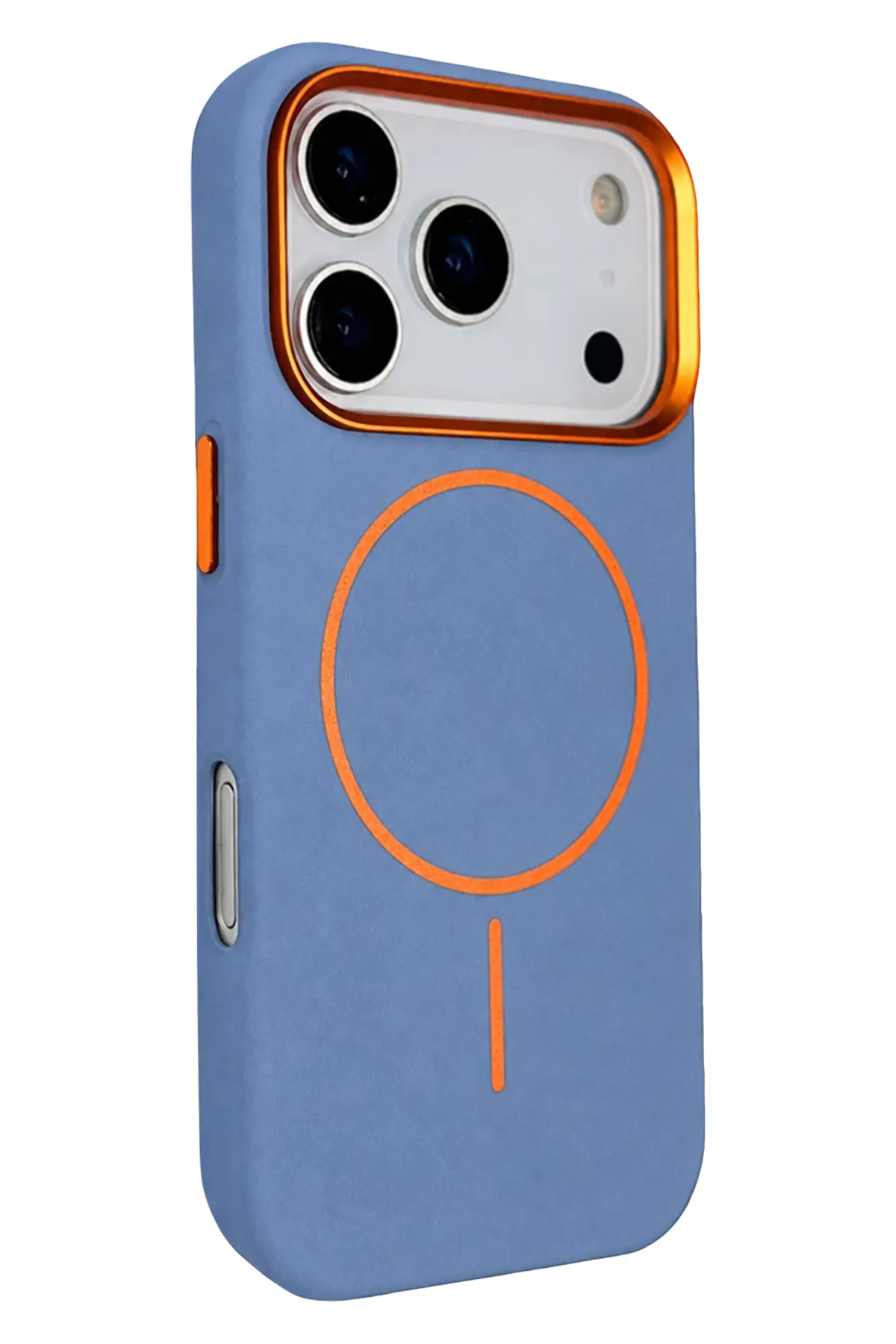 Joko Apple iPhone 18 Pro Max Luno Deri Magsafe Kapak - Sierra Blue