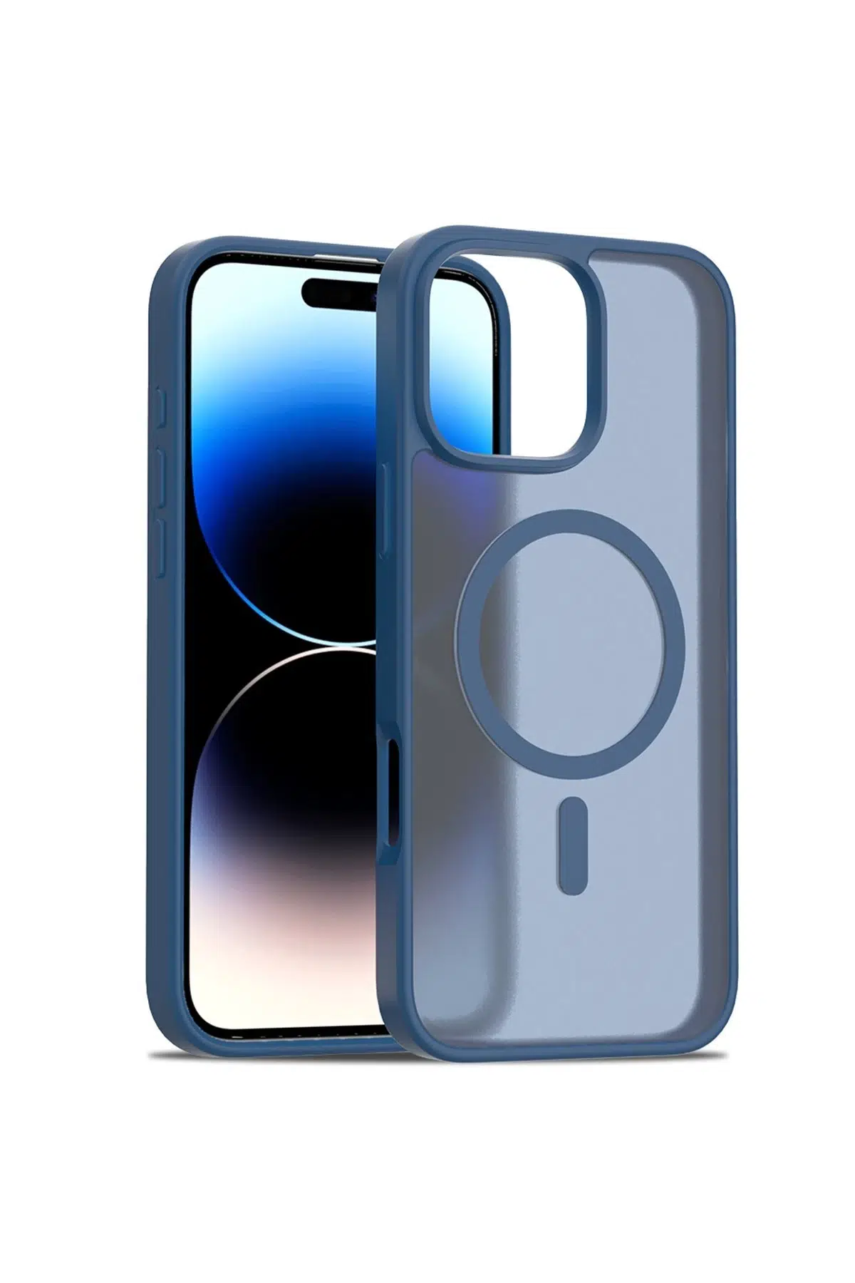 Fuchsia iPhone 16 Pro Max Jota Magsafe Uyumlu Kapak - Lacivert