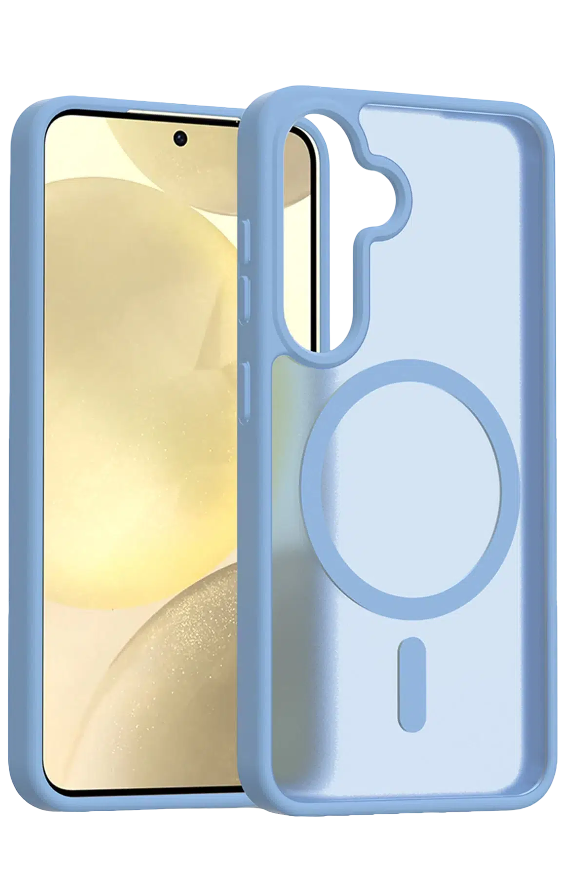 Fuchsia Samsung Galaxy A26 Jota Magsafe Kapak - Açık Mavi