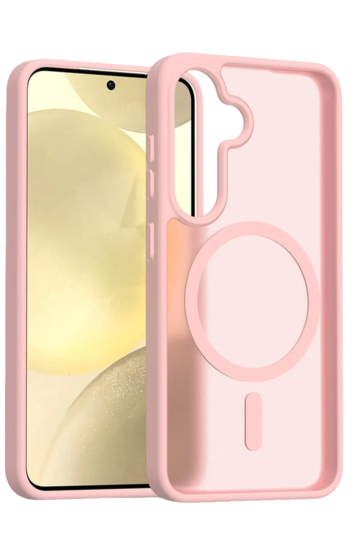 Fuchsia Samsung Galaxy A26 Jota Magsafe Kapak - Pudra