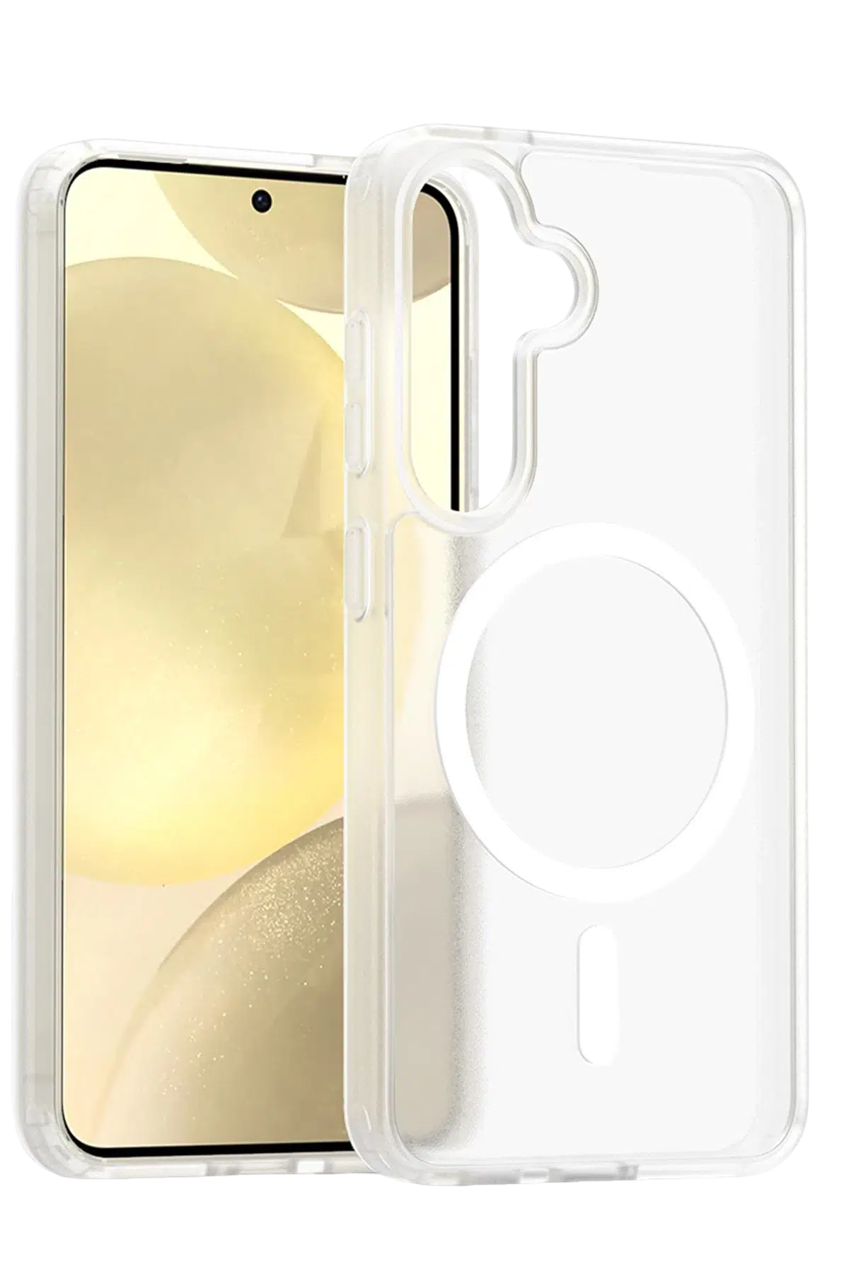 Fuchsia Samsung Galaxy A26 Jota Magsafe Kapak - Şeffaf