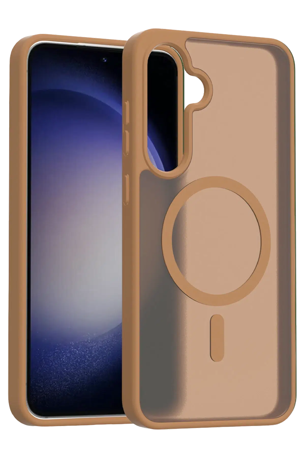 Fuchsia Samsung Galaxy A56 Jota Magsafe Kapak - Çöl Titanyum