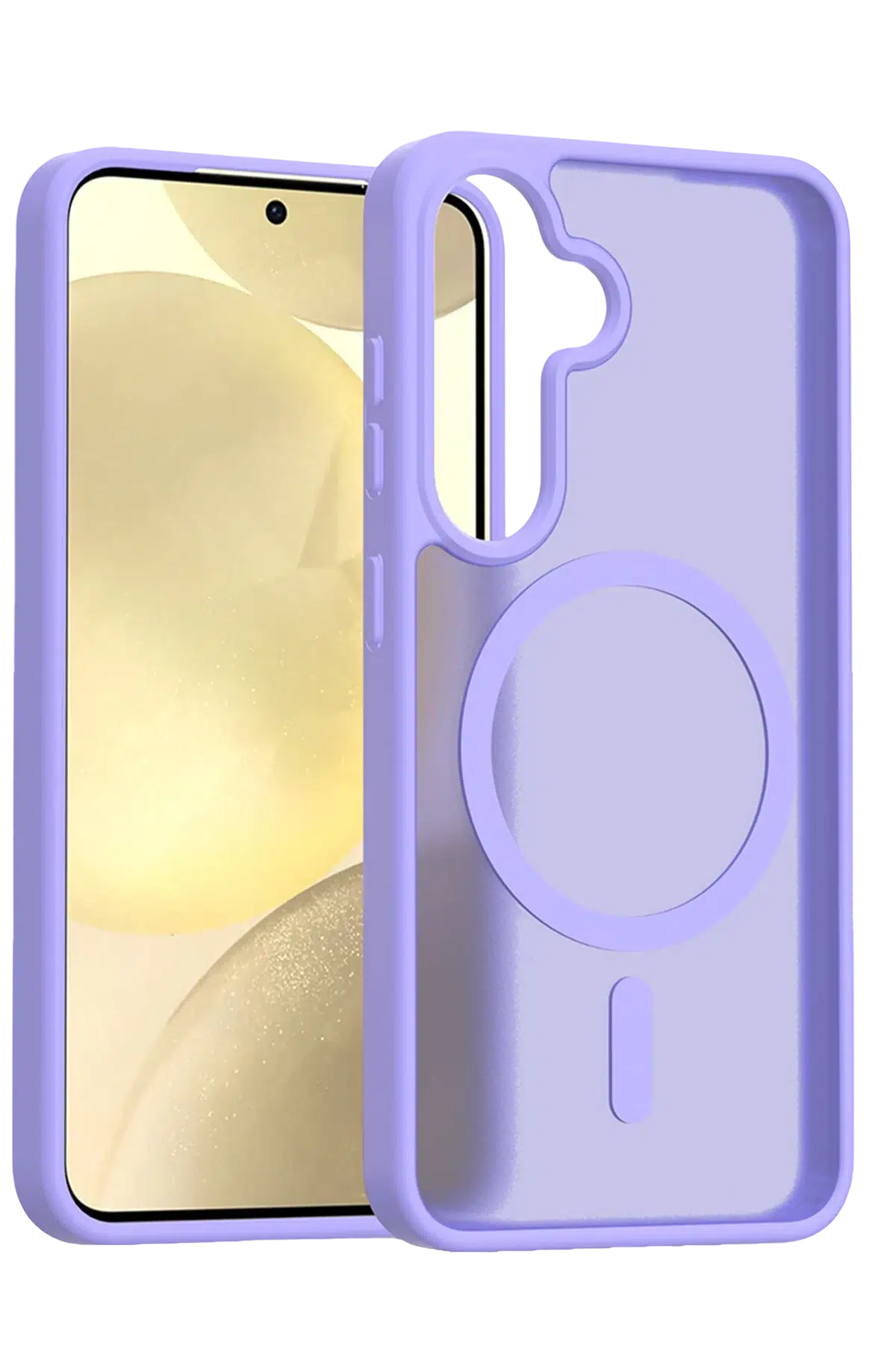 Fuchsia Samsung Galaxy A56 Jota Magsafe Kapak - Lila