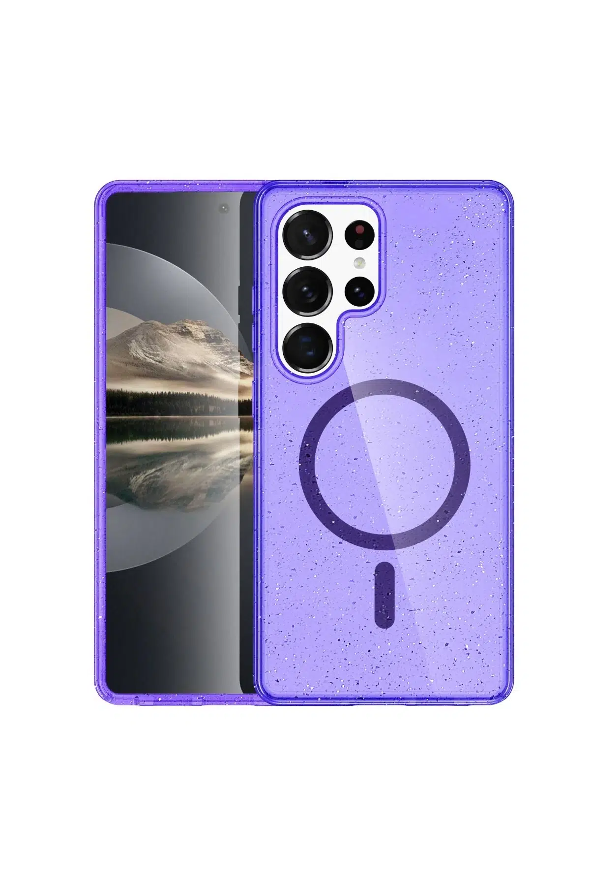 Joko Samsung Galaxy S23 Ultra Kılıf Star Magsafe Kapak - Mor