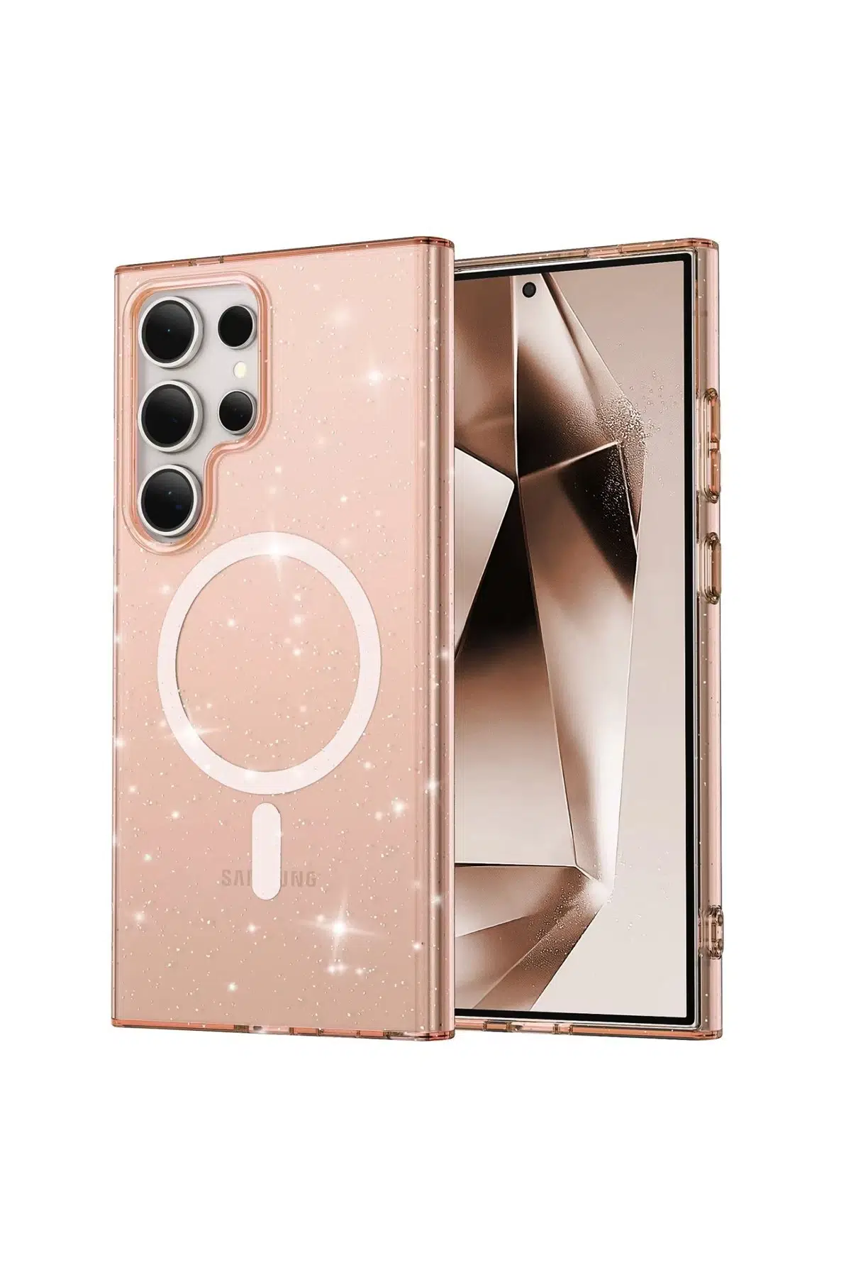 Joko Samsung Galaxy S23 Ultra Kılıf Star Magsafe Kapak - Turuncu