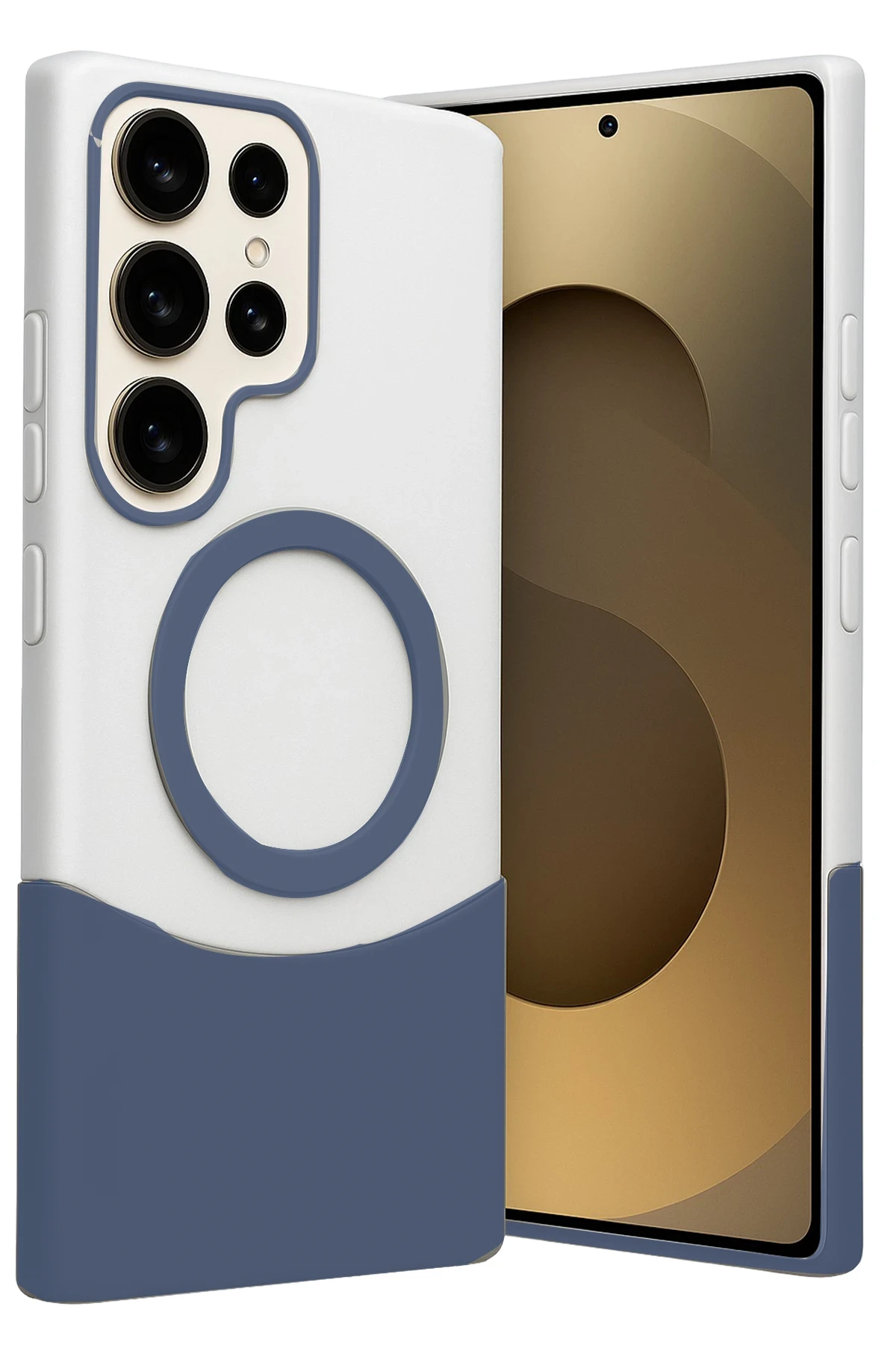 Samsung Galaxy S23 Ultra Velar Magsafe Kapak - Lacivert