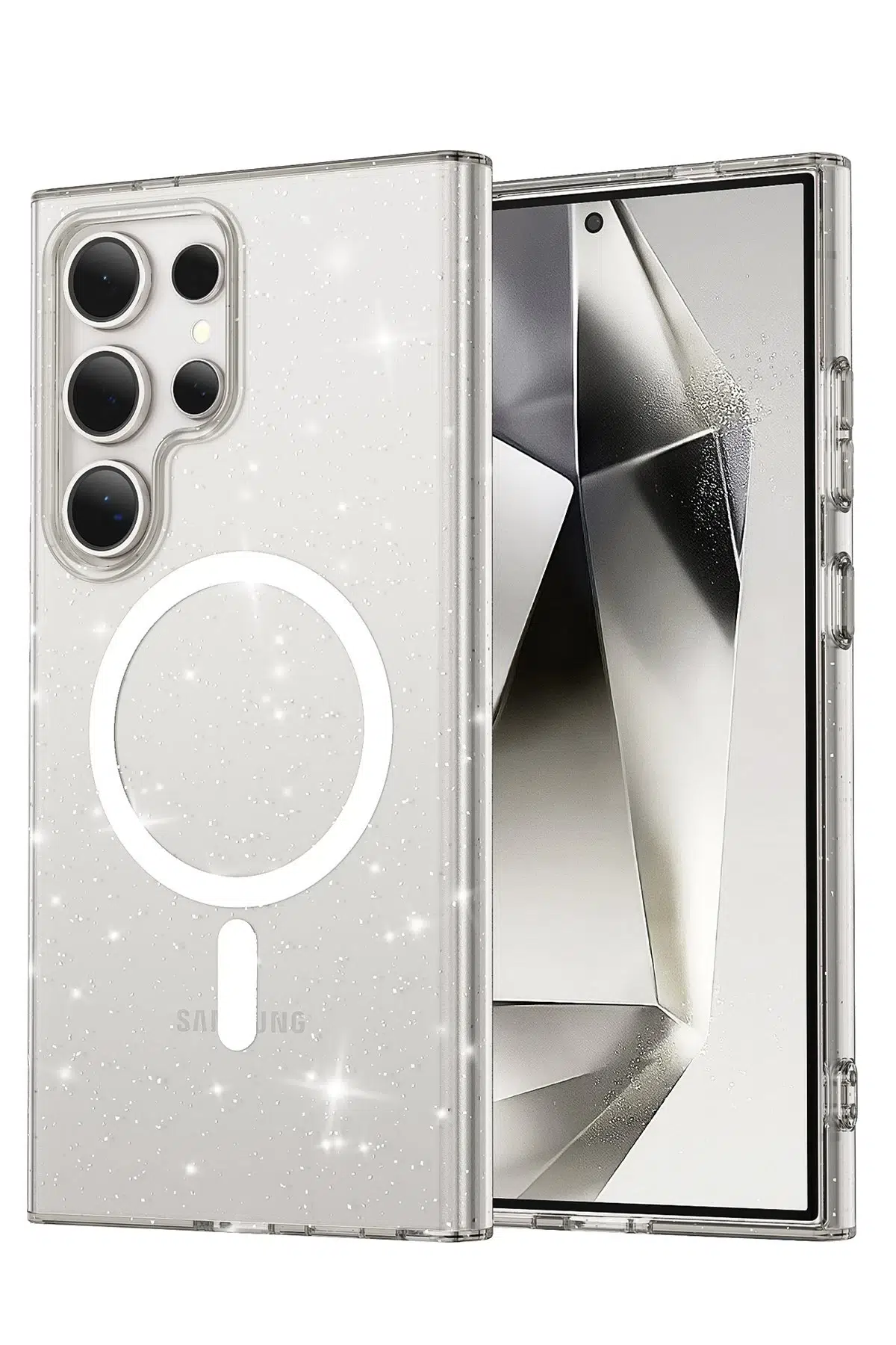 Joko Samsung Galaxy S24 Ultra Kılıf Star Magsafe Kapak - Şeffaf