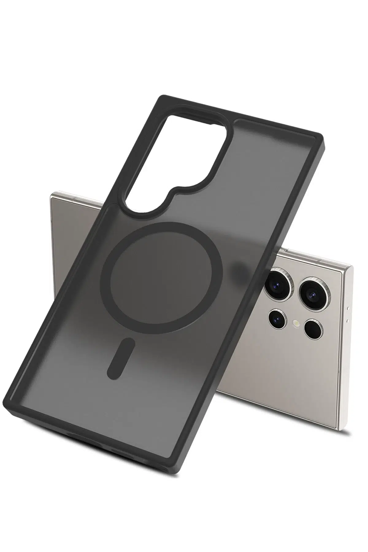 Fuchsia Samsung Galaxy S25 Ultra Jota Magsafe Kapak - Açık Mavi