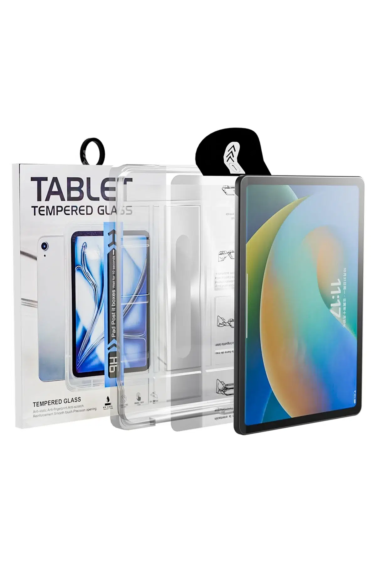 Fuchsia Samsung ile Uyumlu Galaxy Tab S10 FE Plus 13.1 Magic Tablet Cam Ekran Koruyucu - Şeffaf