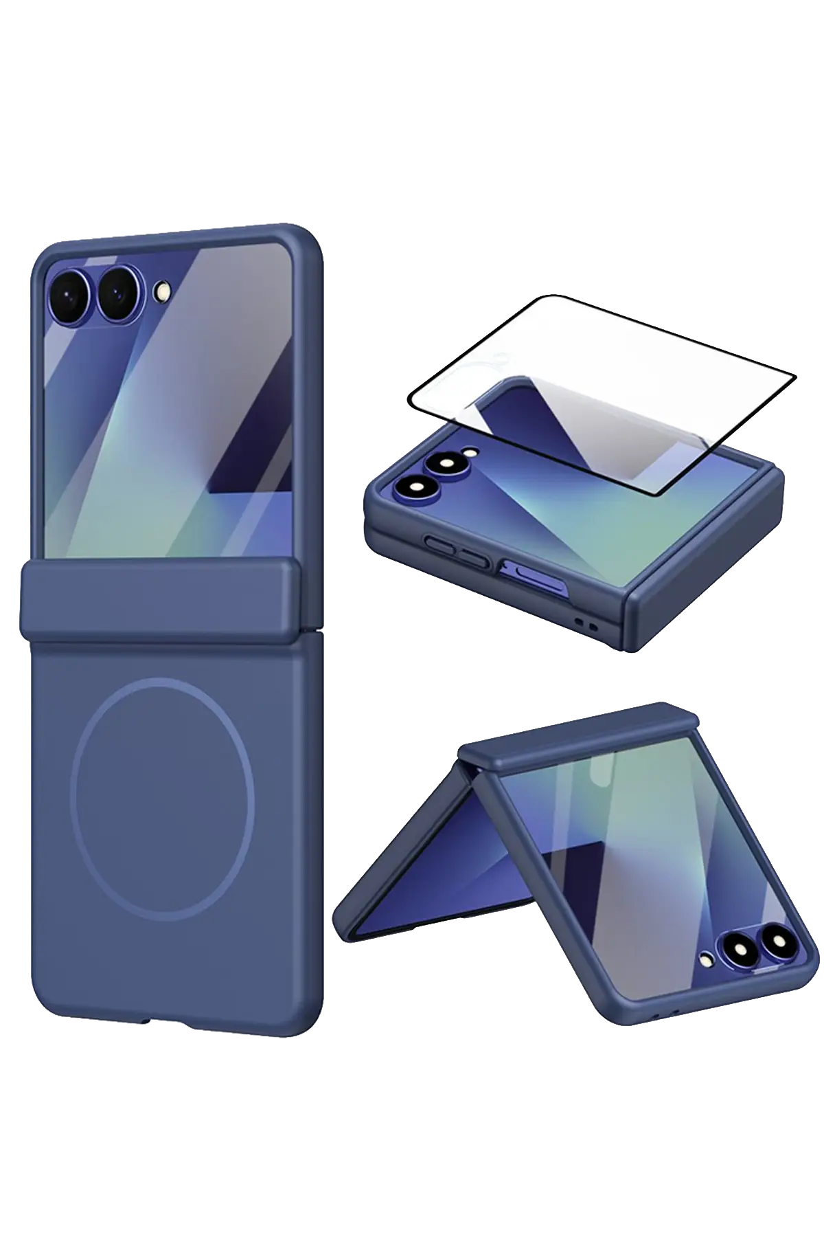 Joko Samsung Galaxy Z Flip 8 FlipPro Magsafe Kapak - Mavi