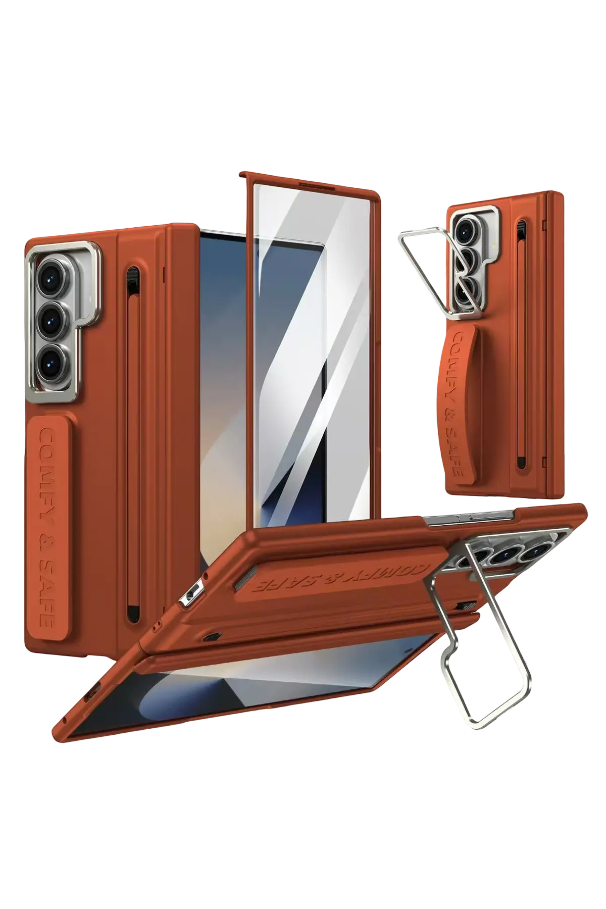 Joko Samsung Galaxy Z Fold 7 FoldPro Magsafe Kapak - Kahverengi
