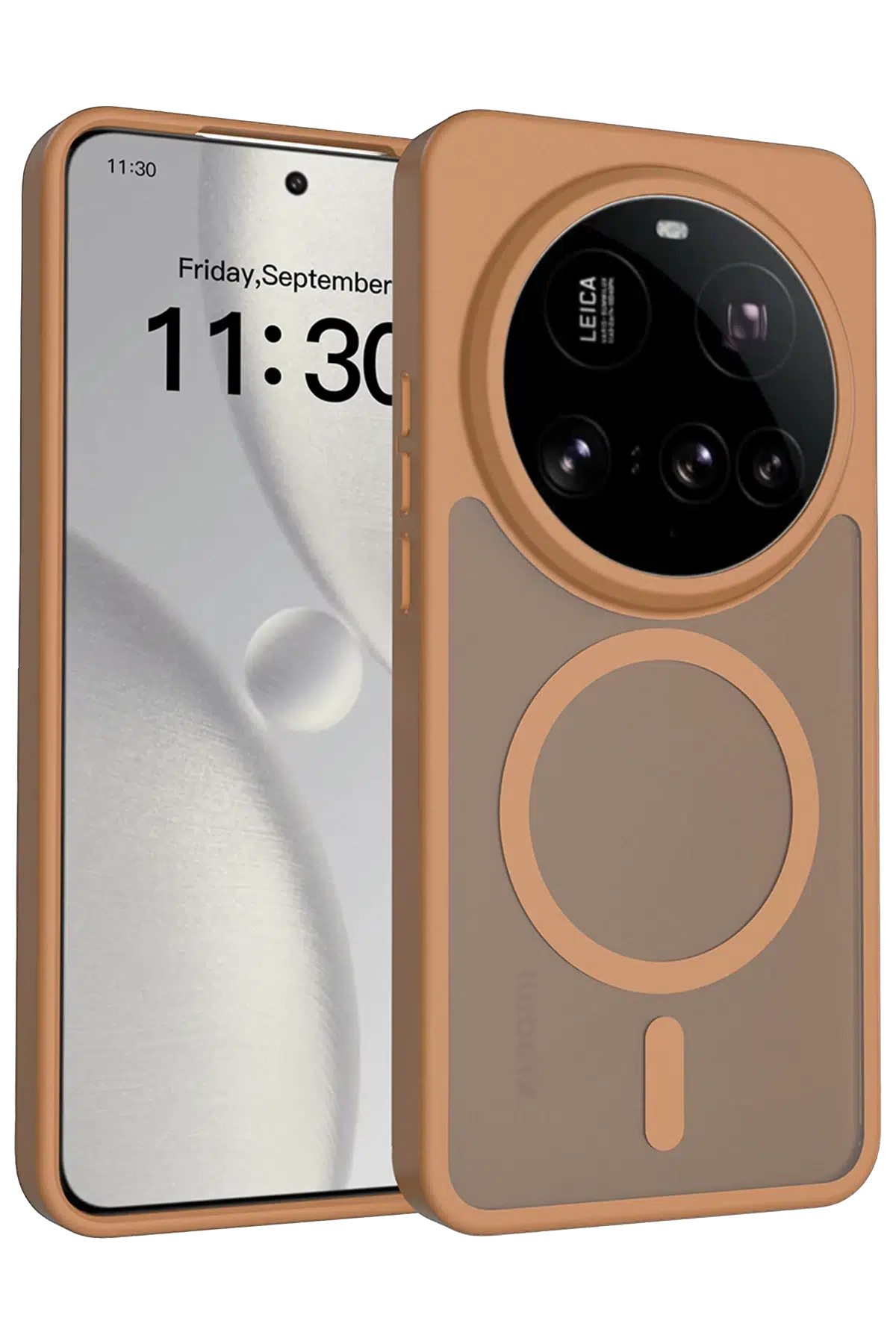 Fuchsia Xiaomi Mi 15 Ultra ile Uyumlu Jota Kablosuz Şarj Özellikli Kapak - Çöl Titanyum