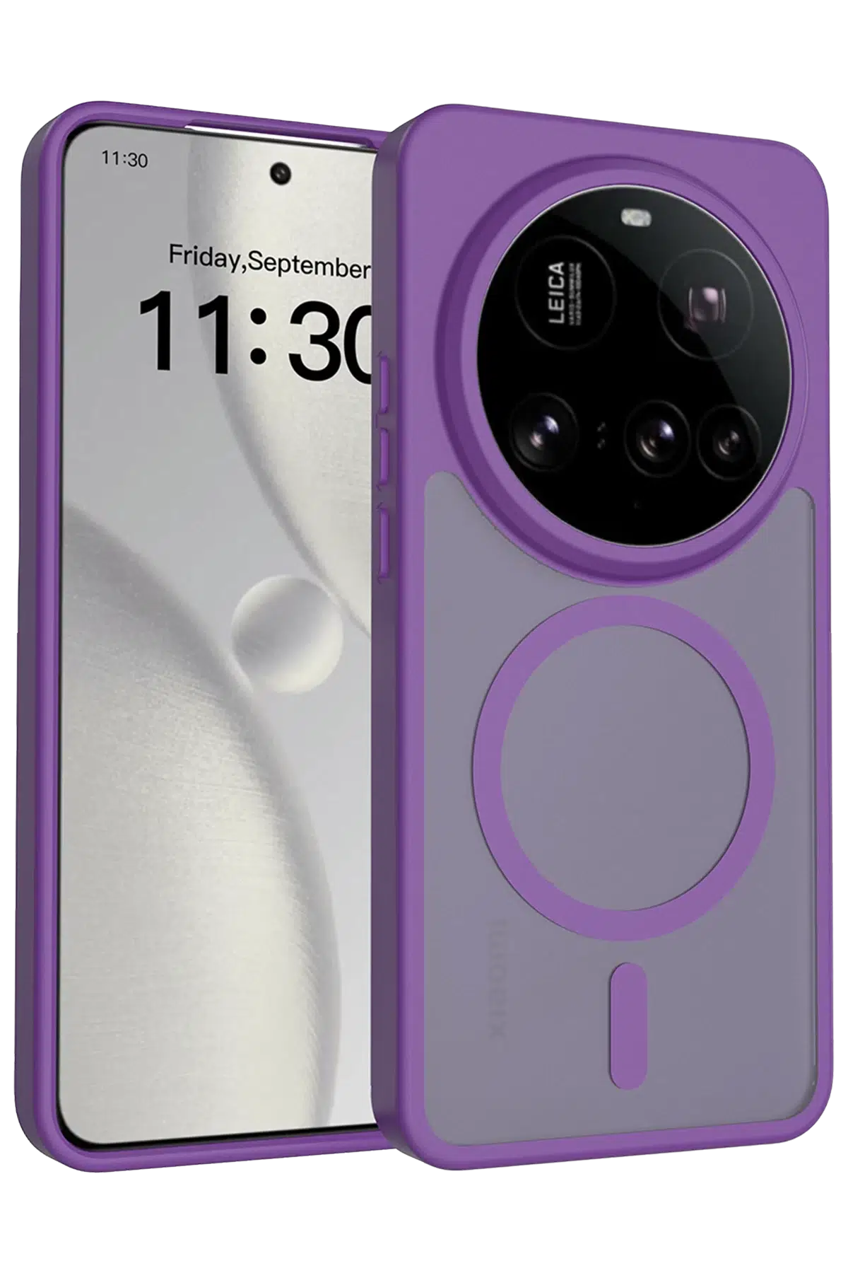 Fuchsia Xiaomi Mi 15 Ultra ile Uyumlu Jota Kablosuz Şarj Özellikli Kapak - Derin Mor