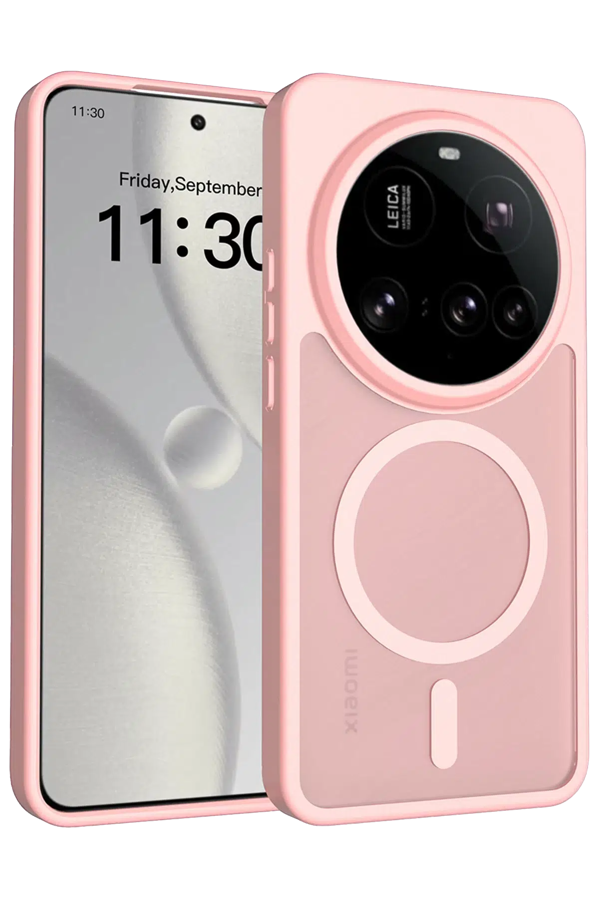Fuchsia Xiaomi Mi 15 Ultra ile Uyumlu Jota Kablosuz Şarj Özellikli Kapak - Pudra